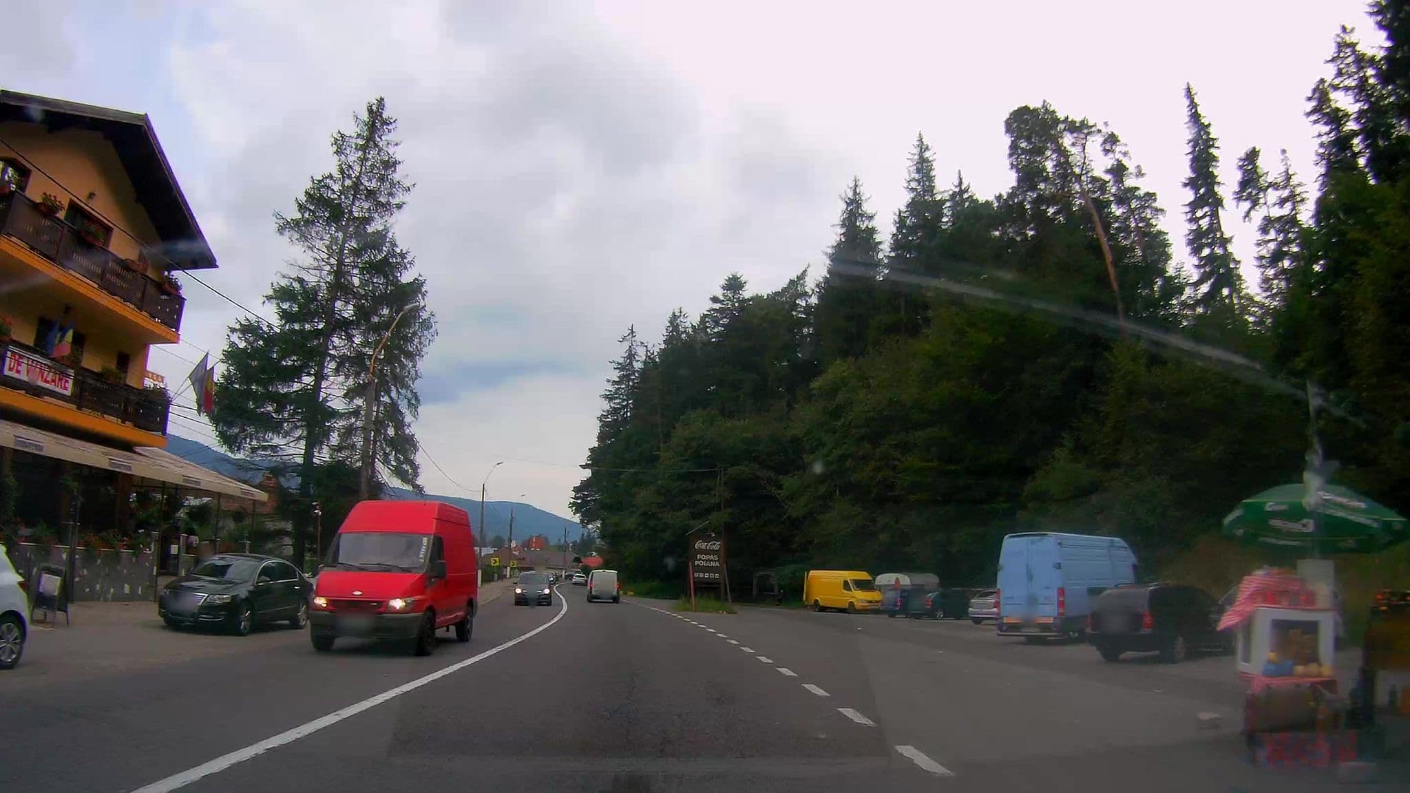 Street view near Casa Natalia, Buşteni