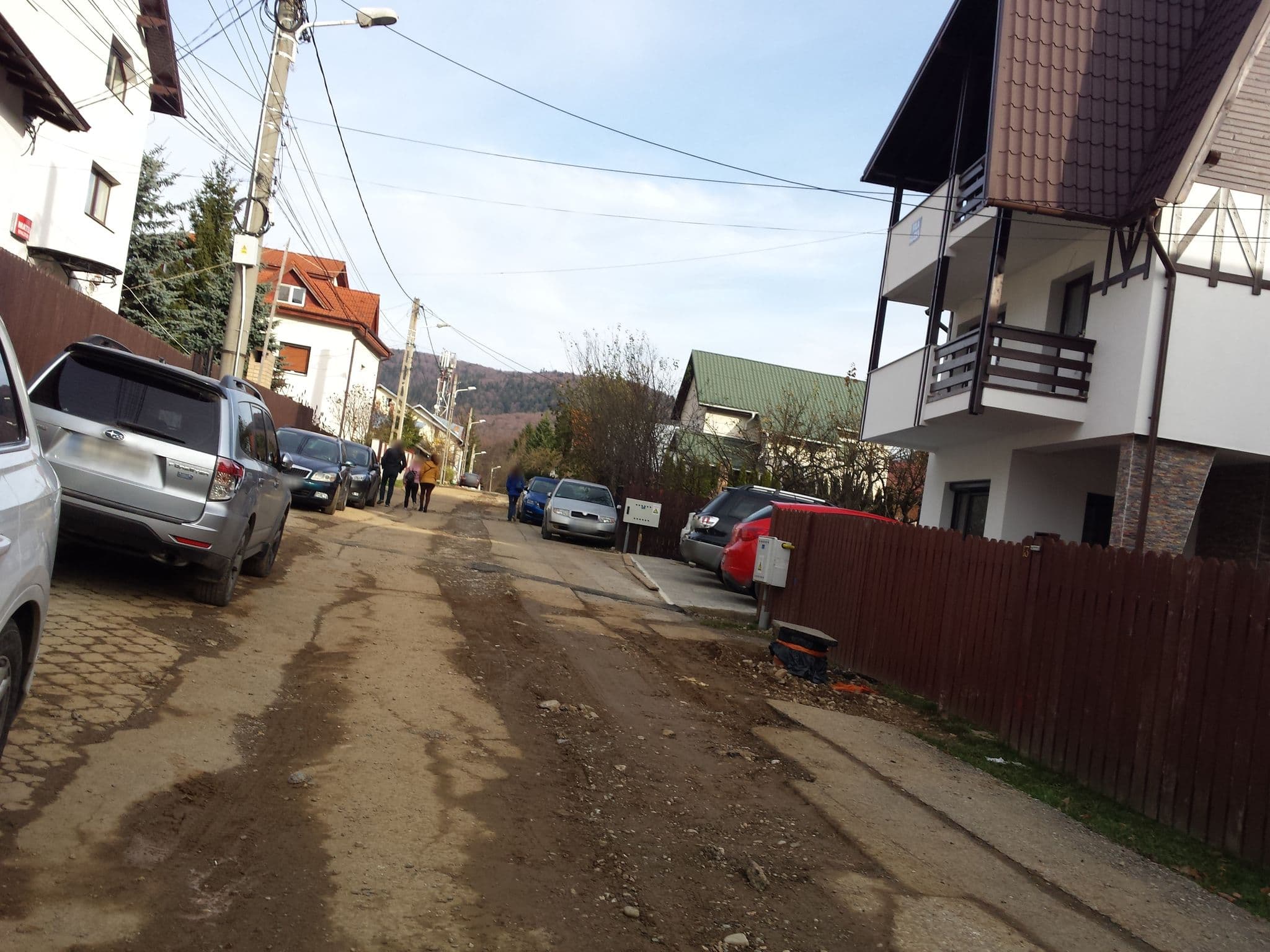 Street view near Vila Dimi, Buşteni