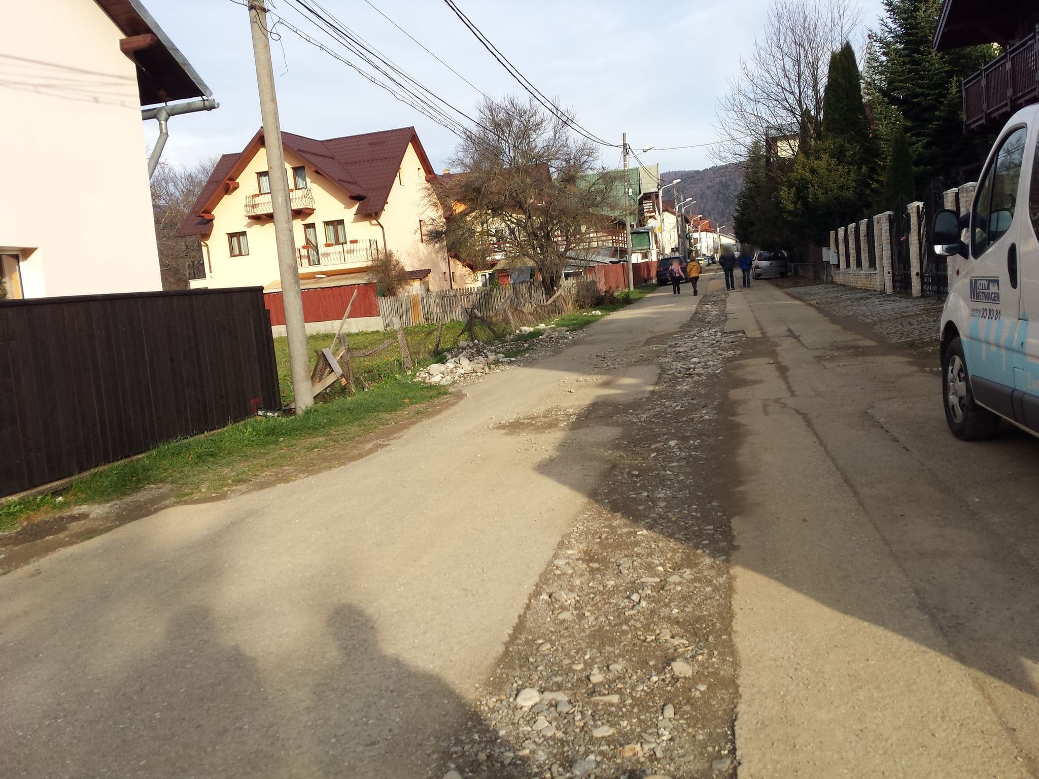 Street view near Vila Maria, Buşteni