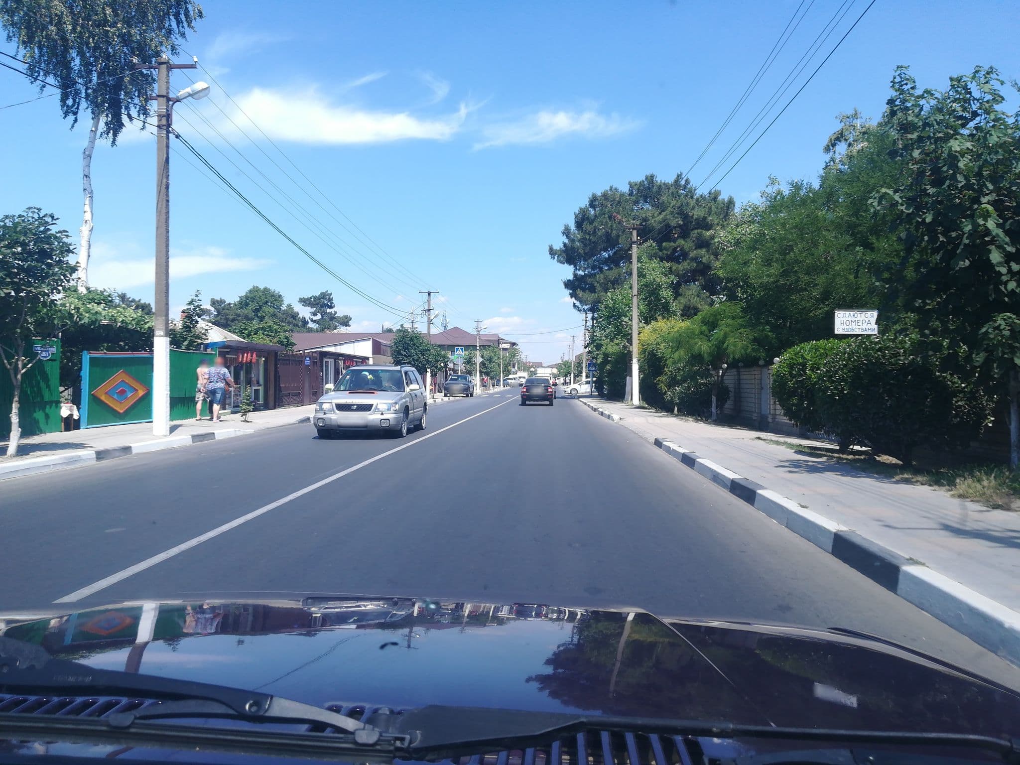 Street view near Гостевой Дом у Лены, Vityazevo — © juliashchelukhova (CC BY-SA · Mapillary)