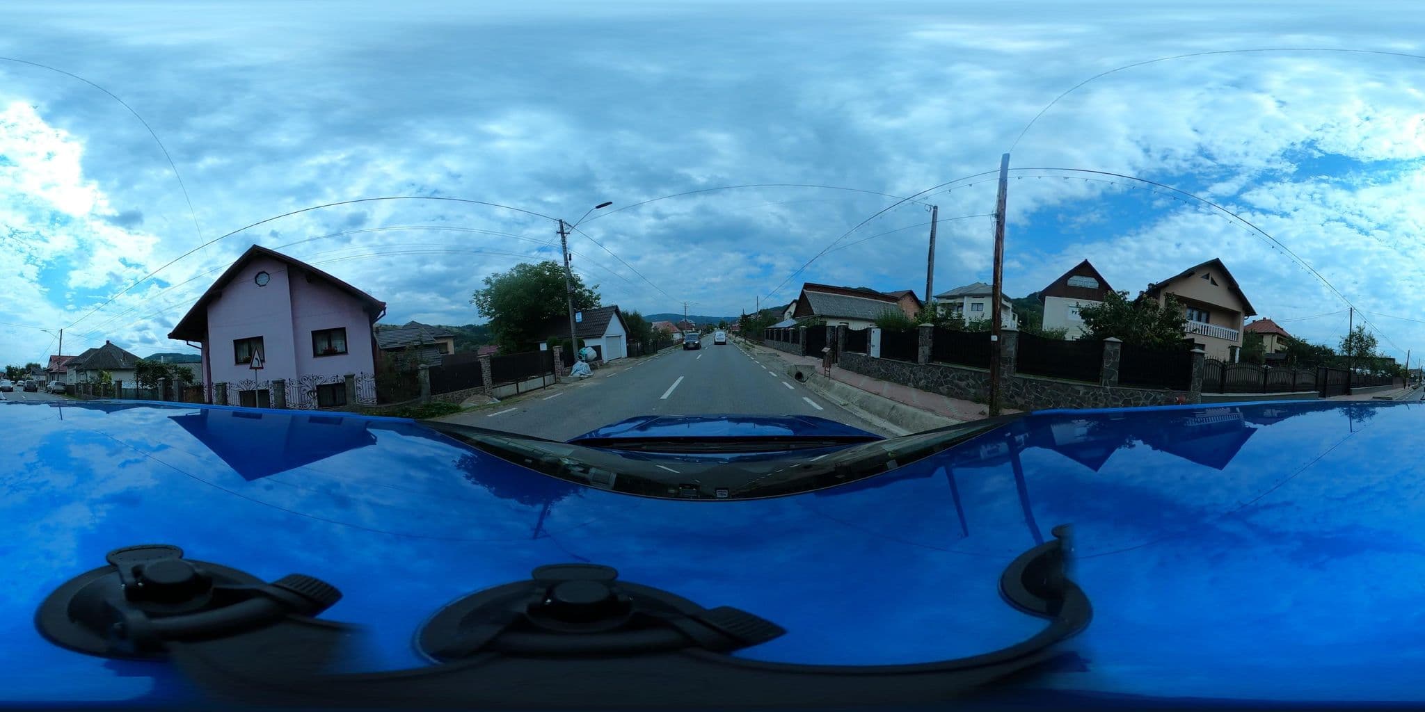 Street view near Casa Mihai, Vişeu de Jos — © DARIUSDINCA (CC BY-SA · Mapillary)