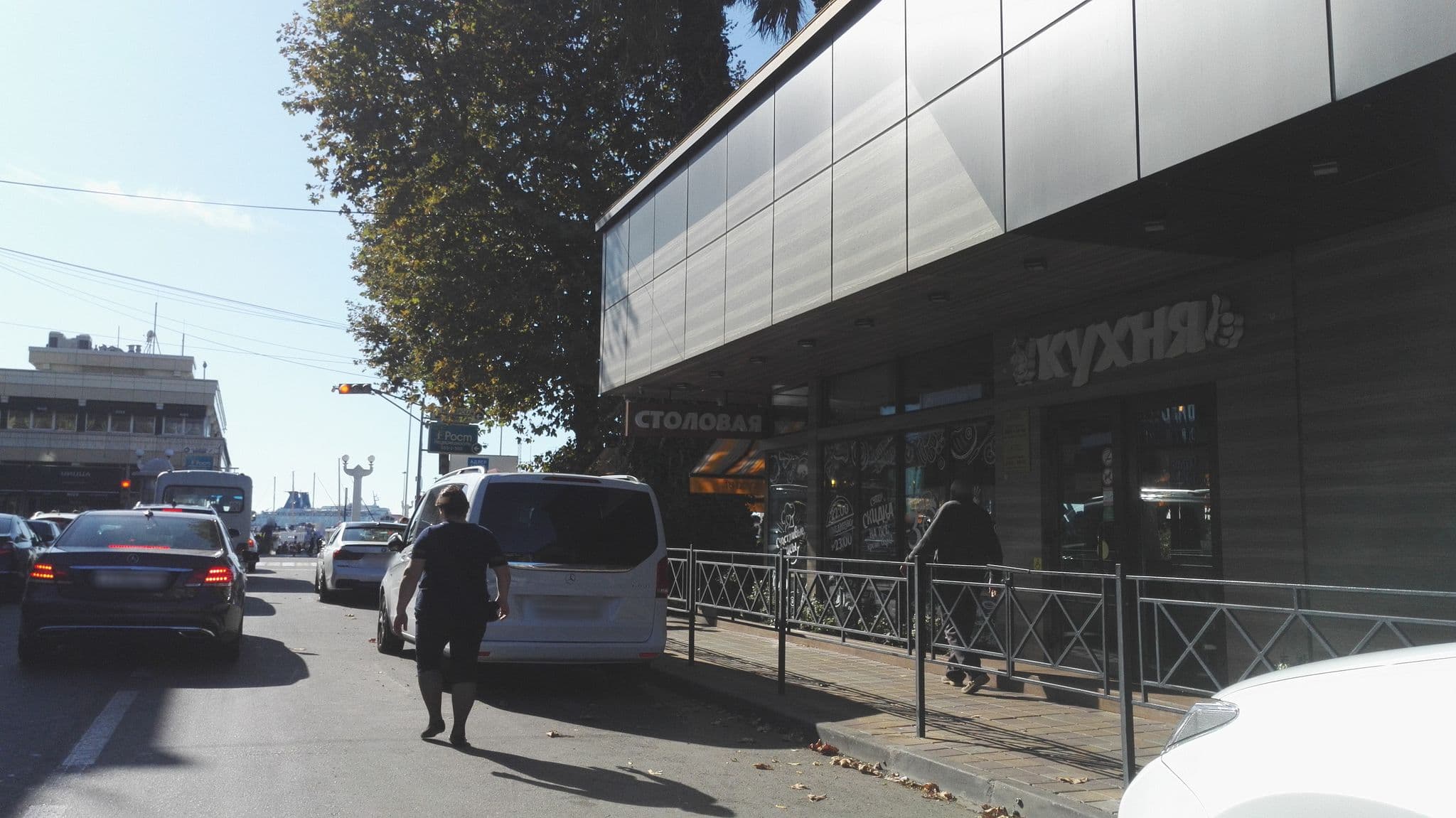Street view near Marina Yacht Hotel, Sochi — © petunder (CC BY-SA · Mapillary)