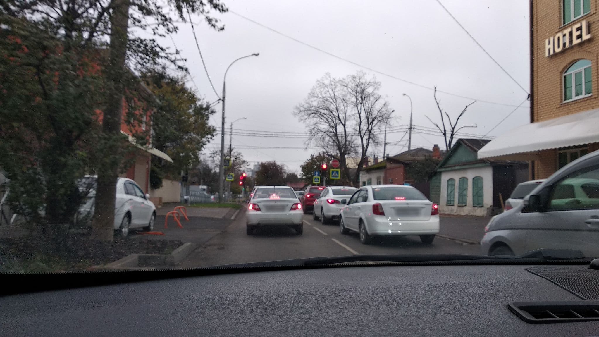 Street view near Hotel Lotus -Krasnodar RUSSIA, Krasnodar — © vanmhit (CC BY-SA · Mapillary)