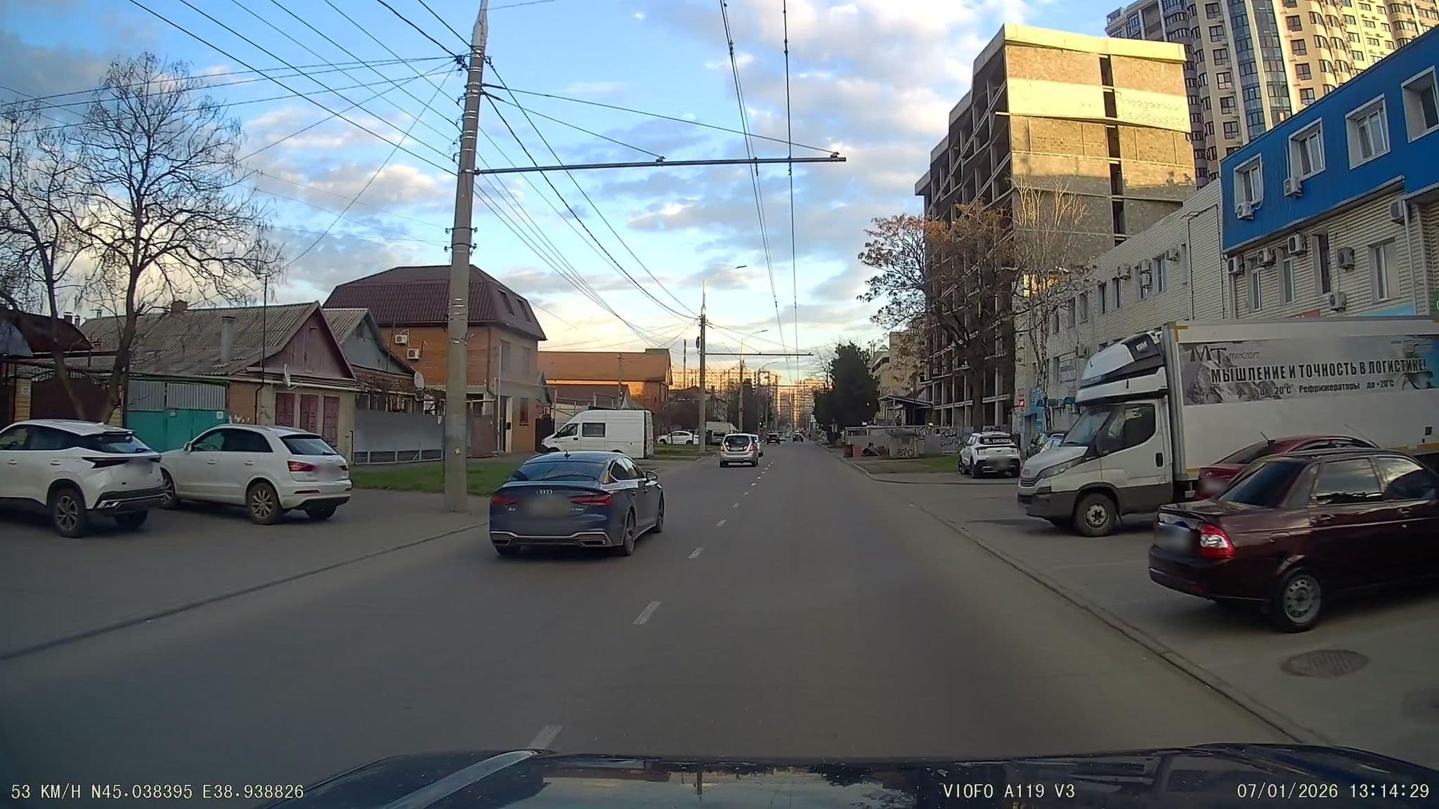 Street view near Хостел 93, Krasnodar — © azimuth (CC BY-SA · Mapillary)