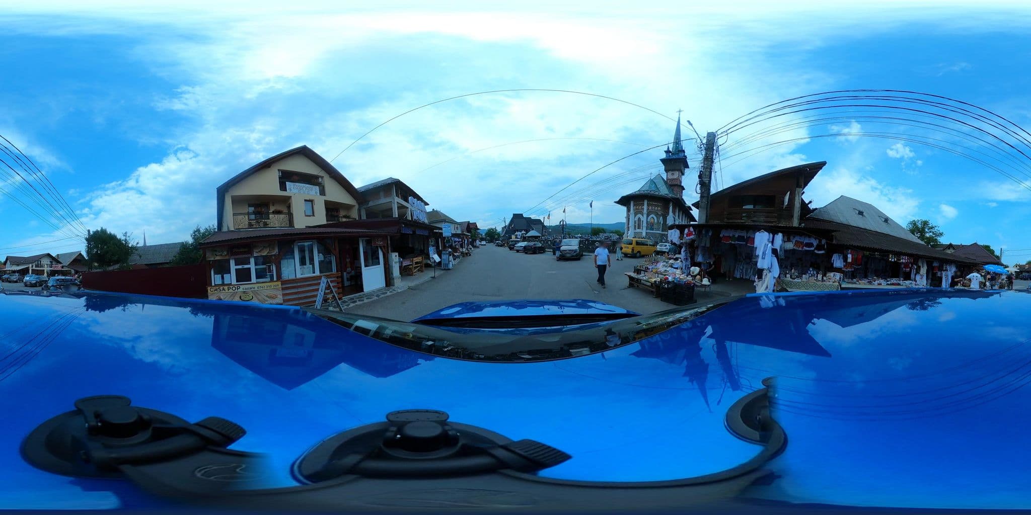 Street view near Casa Pop, Săpânţa — © DARIUSDINCA (CC BY-SA · Mapillary)
