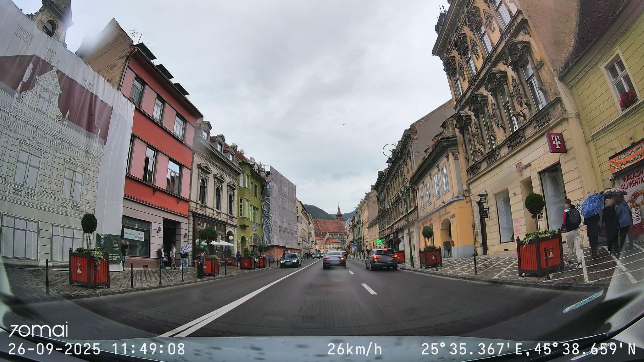 Street view near Select City Center Apartments, Braşov