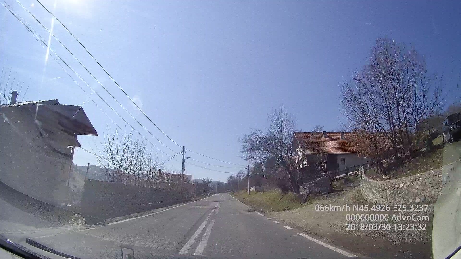 Street view near Casa Ciobănească, Moeciu de Jos