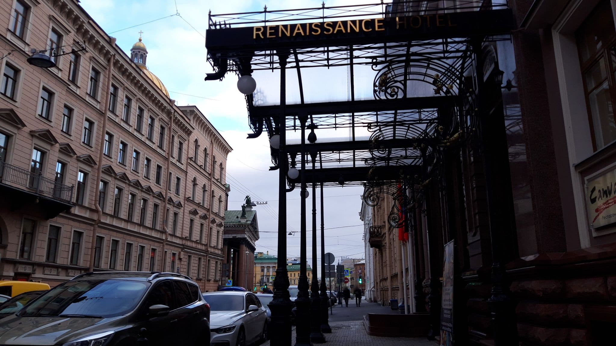 Street view near Renaissance St. Petersburg Baltic Hotel, Saint Petersburg — © wowik (CC BY-SA · Mapillary)