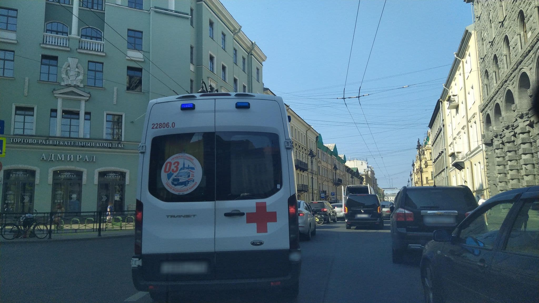 Street view near Bliss Hostel, Saint Petersburg — © ser9ei999 (CC BY-SA · Mapillary)