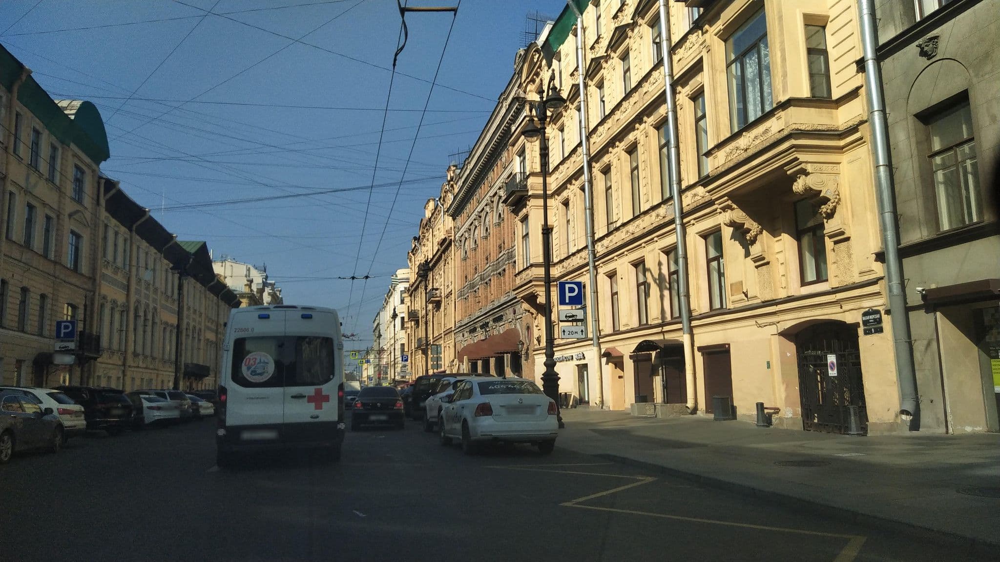 Street view near Мини-отель Акме на Малой Морской, Saint Petersburg — © ser9ei999 (CC BY-SA · Mapillary)