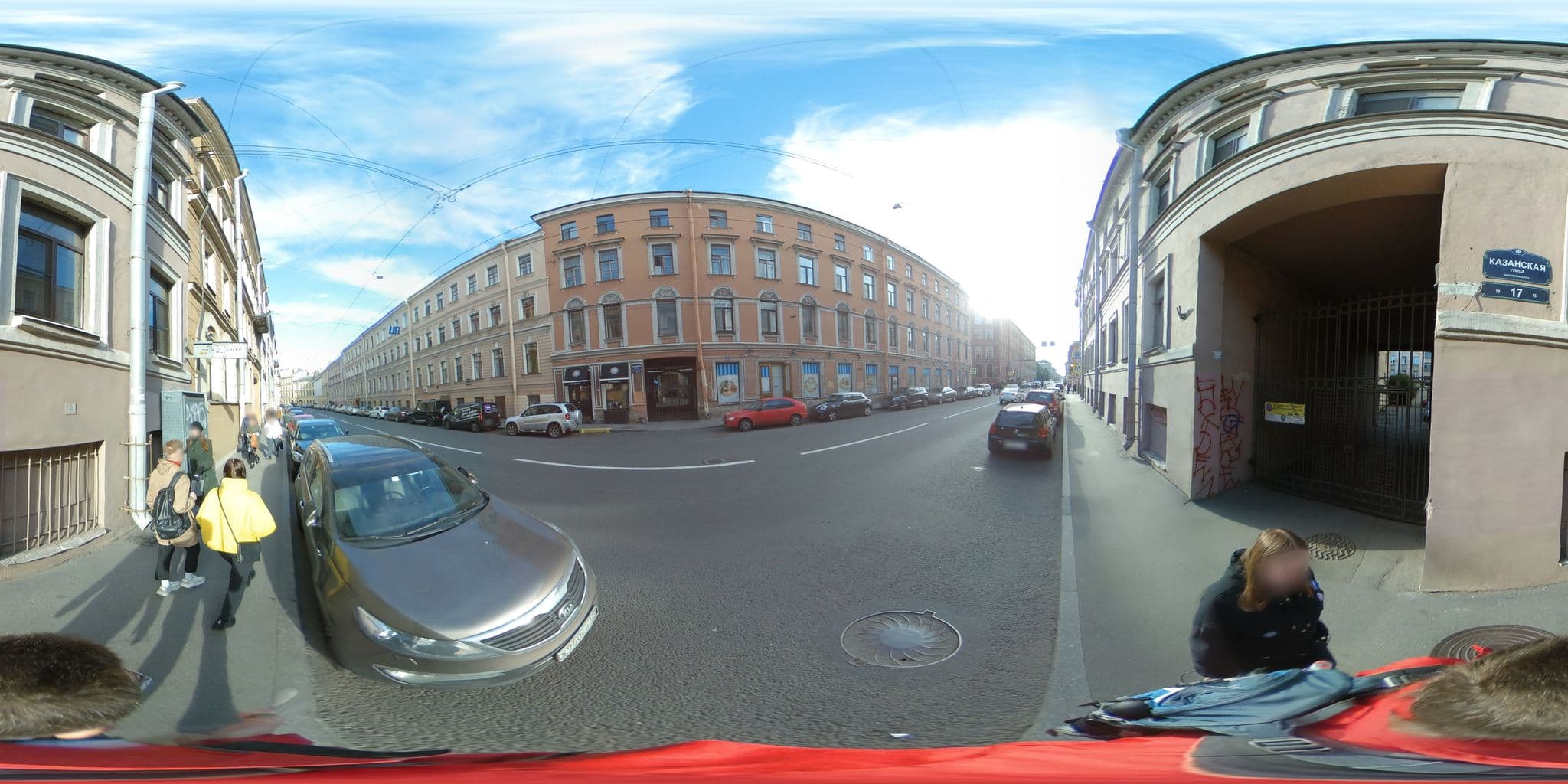 Street view near Хостел, Saint Petersburg — © vlivyur (CC BY-SA · Mapillary)