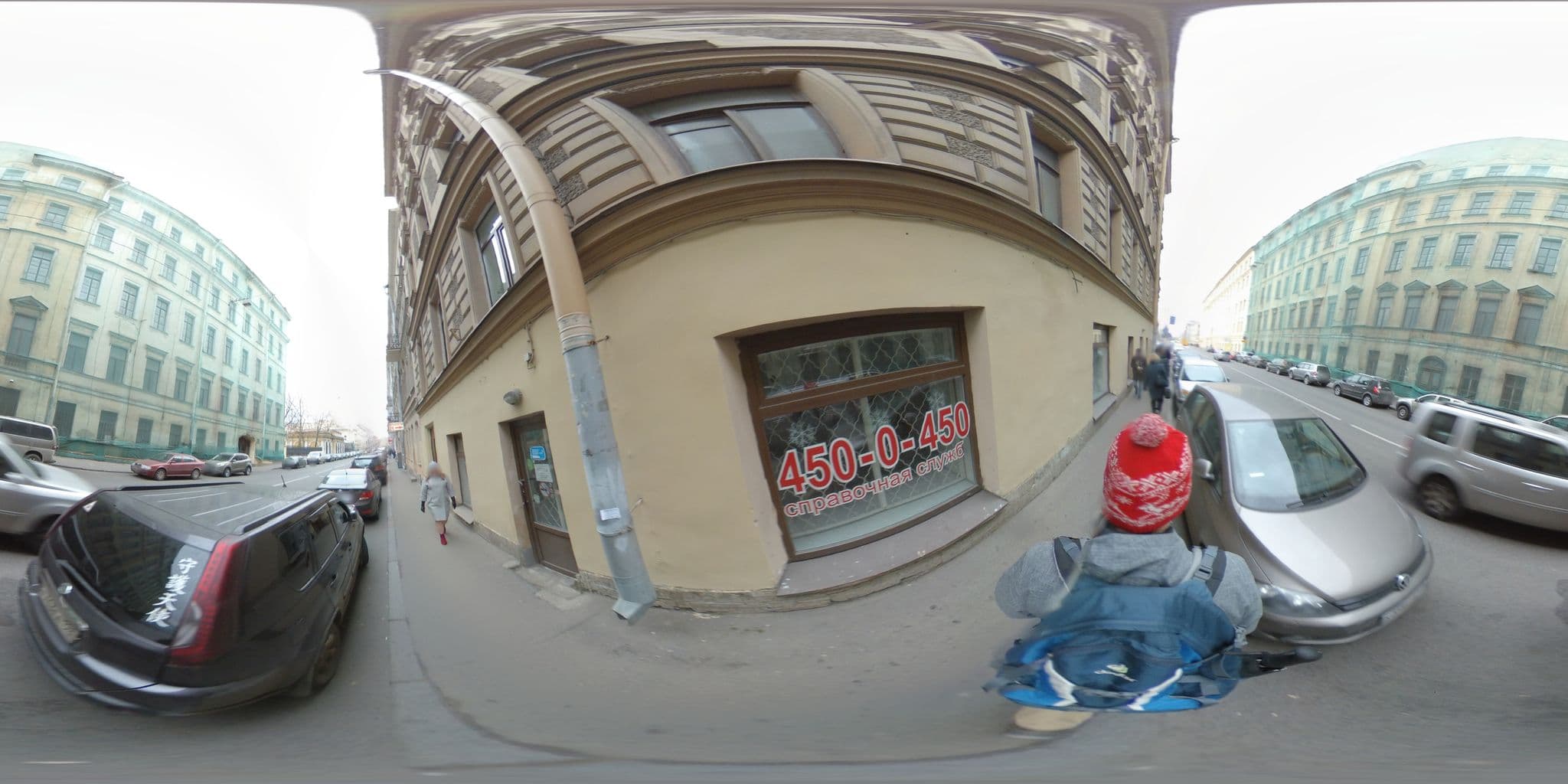 Street view near Хостел Лайк, Admiralteisky — © vlivyur (CC BY-SA · Mapillary)