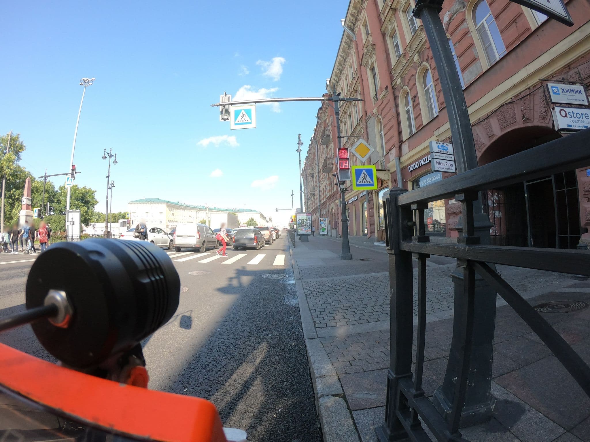 Street view near Rinaldi на Московском - I, Admiralteisky — © GaMiKo (CC BY-SA · Mapillary)
