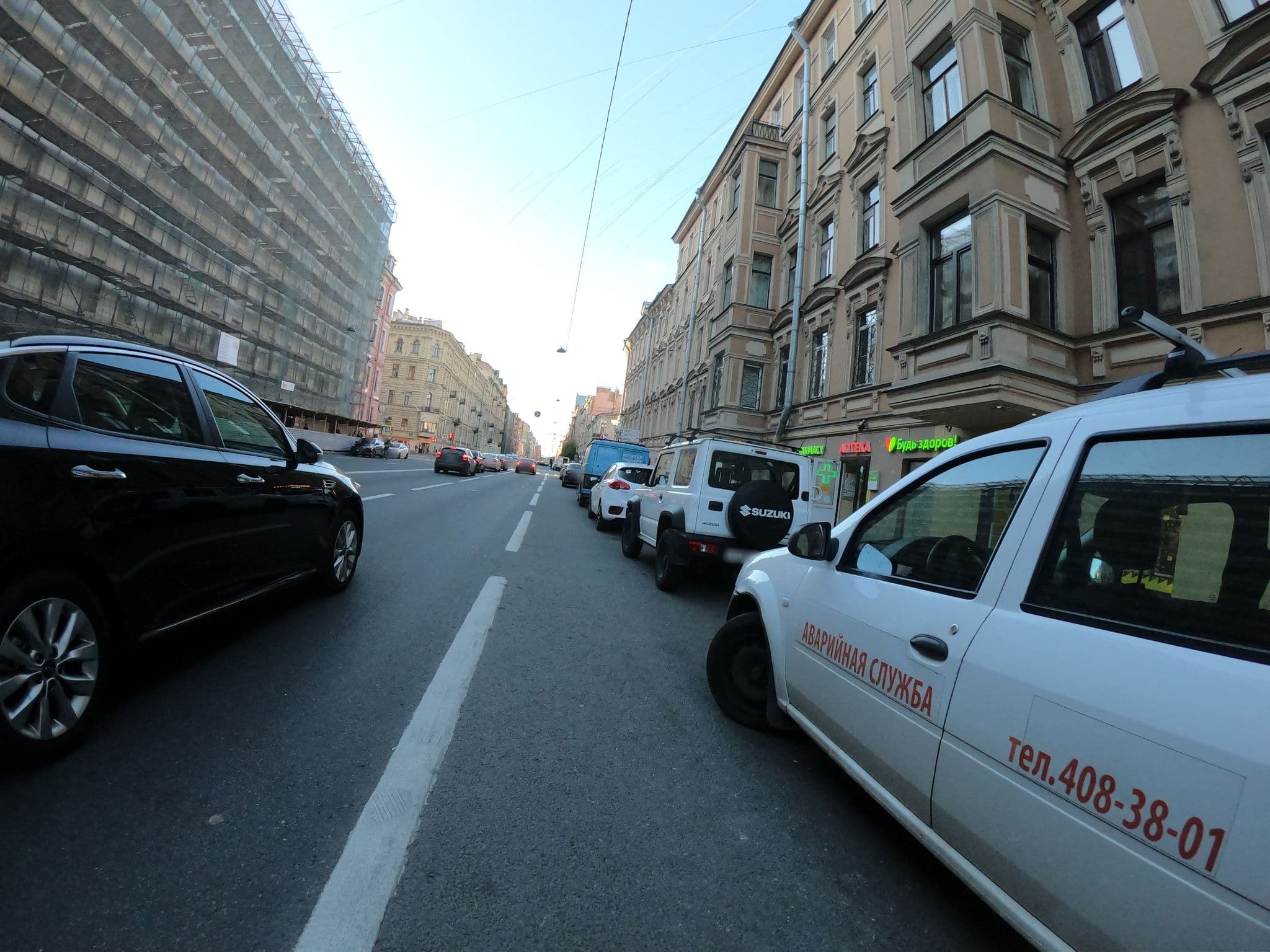 Street view near Времена года, Vasyl'evsky Ostrov — © GaMiKo (CC BY-SA · Mapillary)