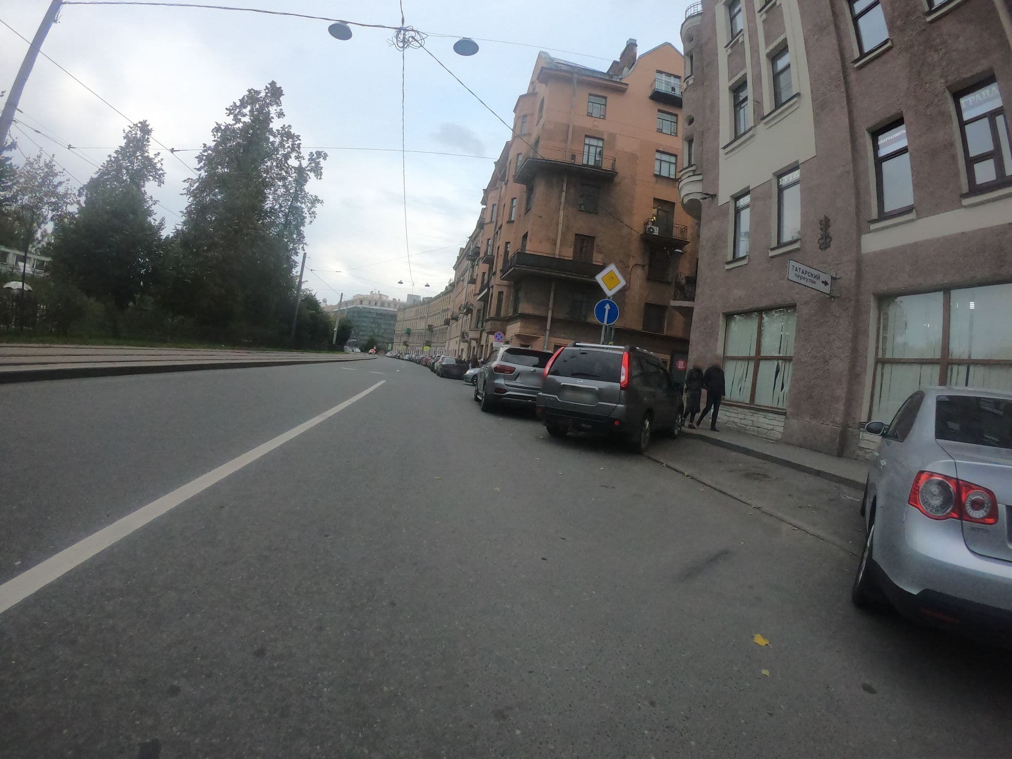 Street view near Отель Бутик "Гранд на Татарском", Petrogradka — © GaMiKo (CC BY-SA · Mapillary)