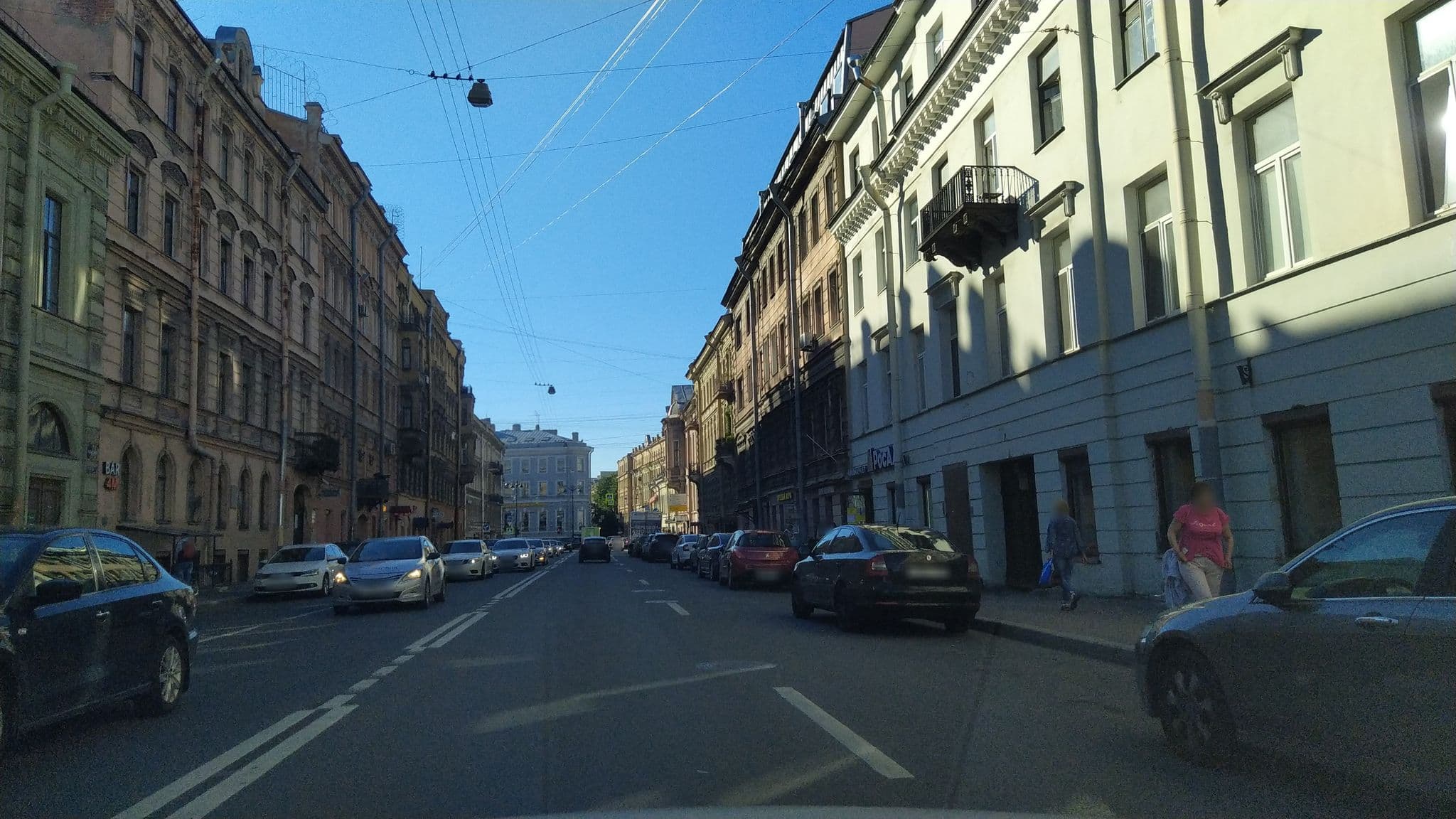Street view near Piter Palace Inter Apartments, Centralniy — © ser9ei999 (CC BY-SA · Mapillary)
