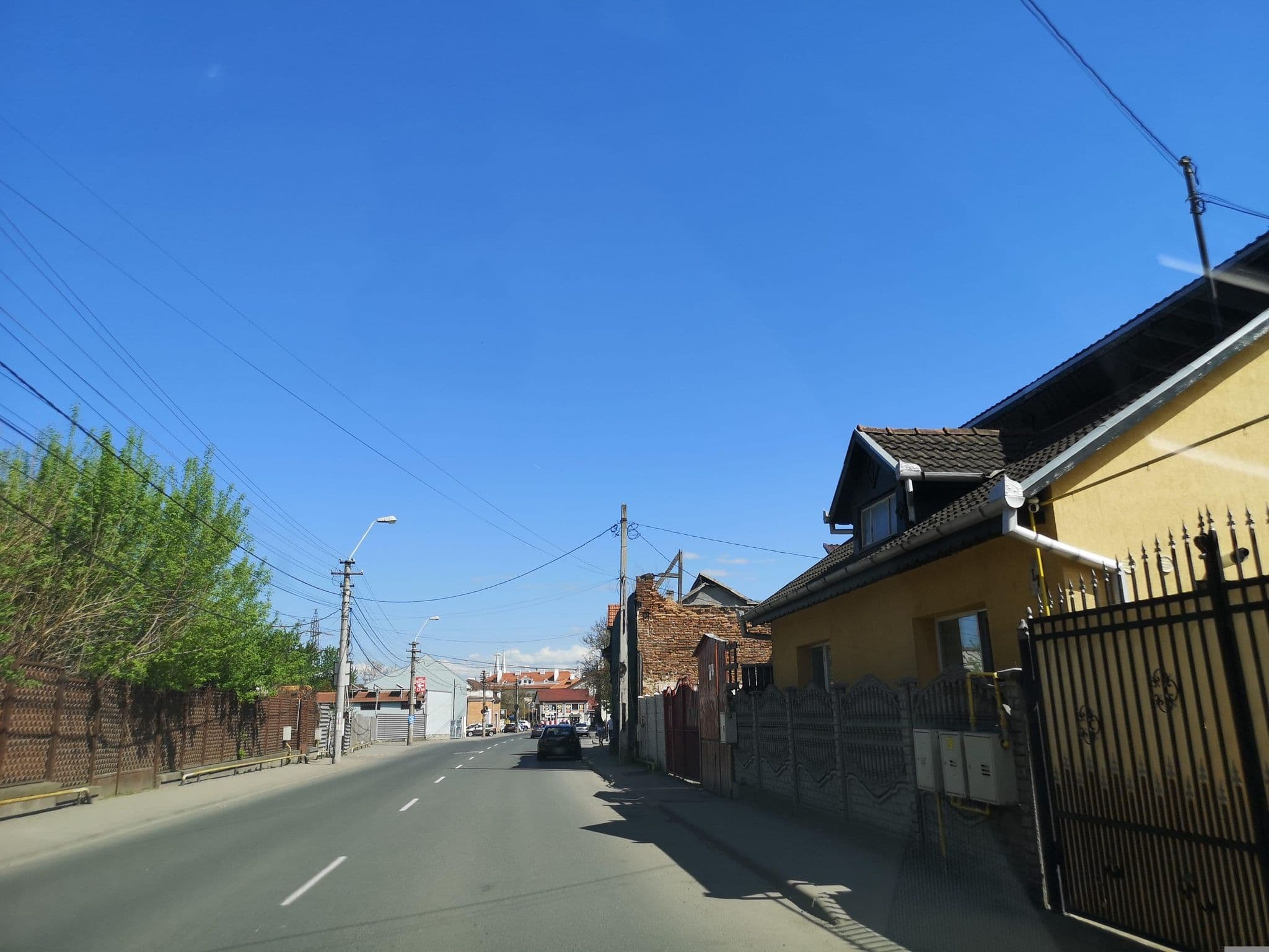 Street view near Corvin Guesthouse, Hunedoara — © moon4 (CC BY-SA · Mapillary)