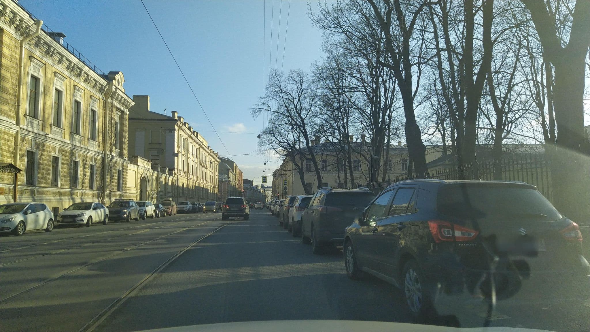Street view near Гостиница "Михайловская", Saint Petersburg — © ser9ei999 (CC BY-SA · Mapillary)