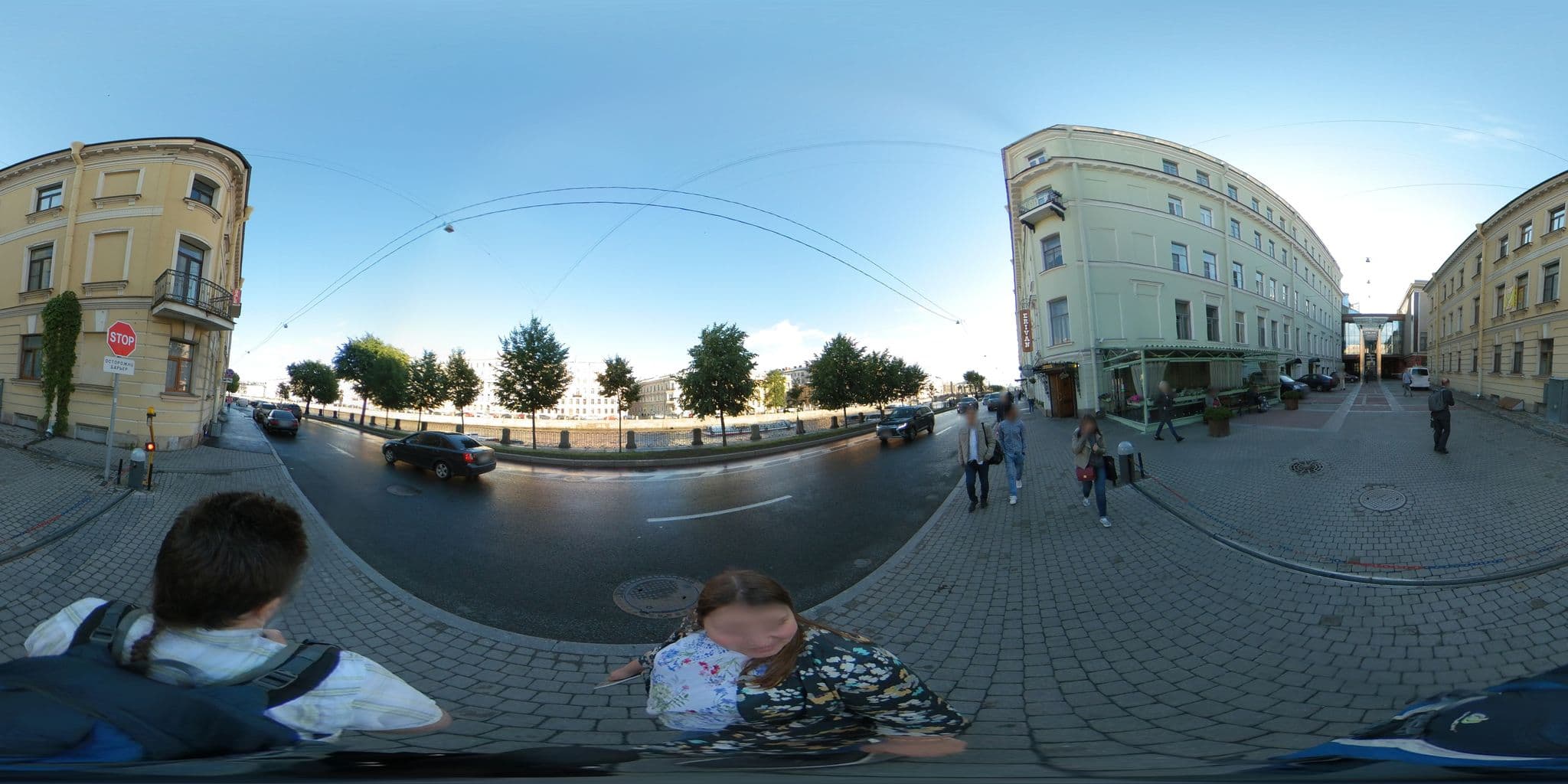 Street view near Комнаты отдыха Новой Сцены Александринского Театра, Centralniy — © vlivyur (CC BY-SA · Mapillary)