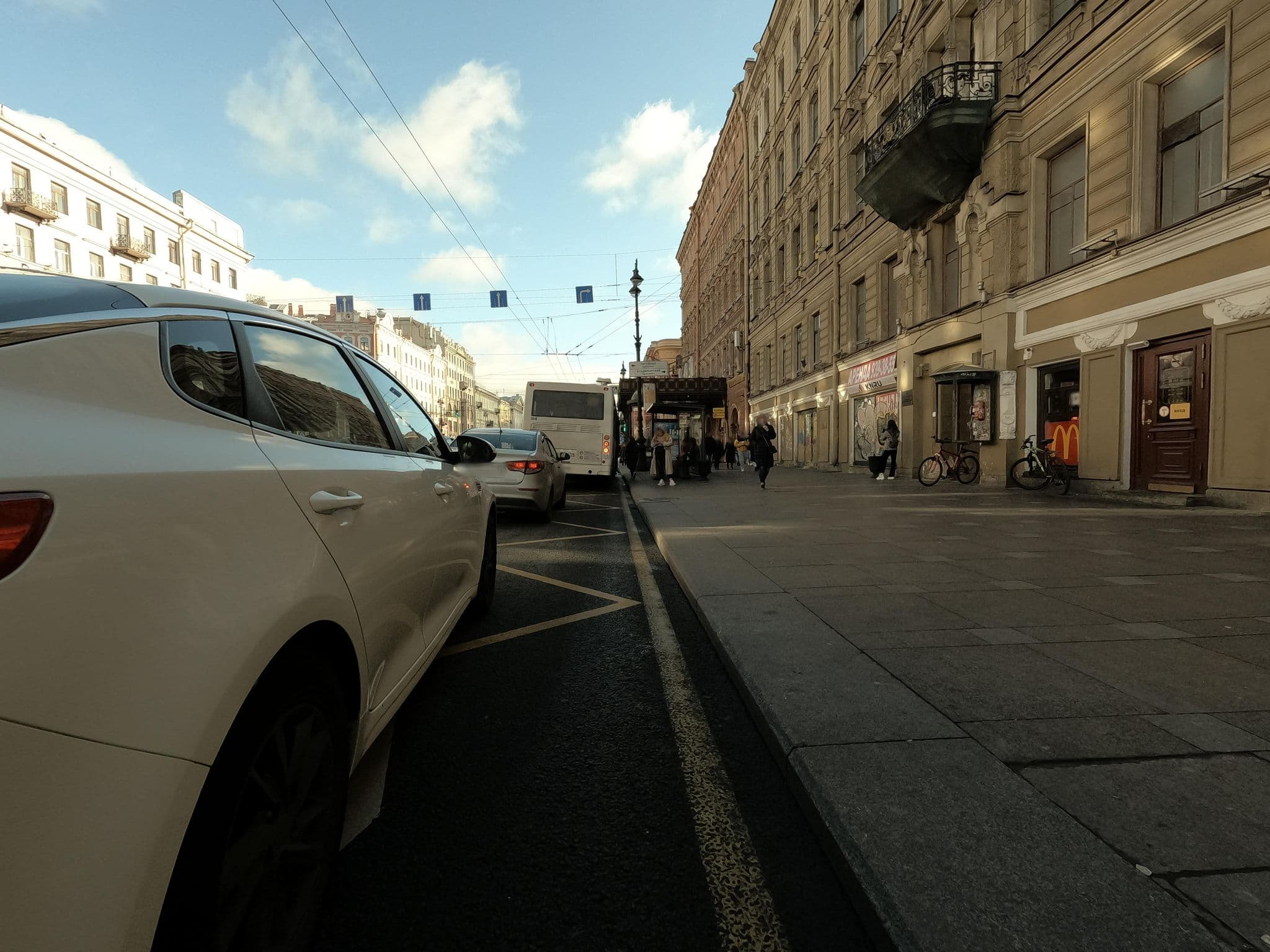 Street view near Невский хостел, Centralniy — © GaMiKo (CC BY-SA · Mapillary)