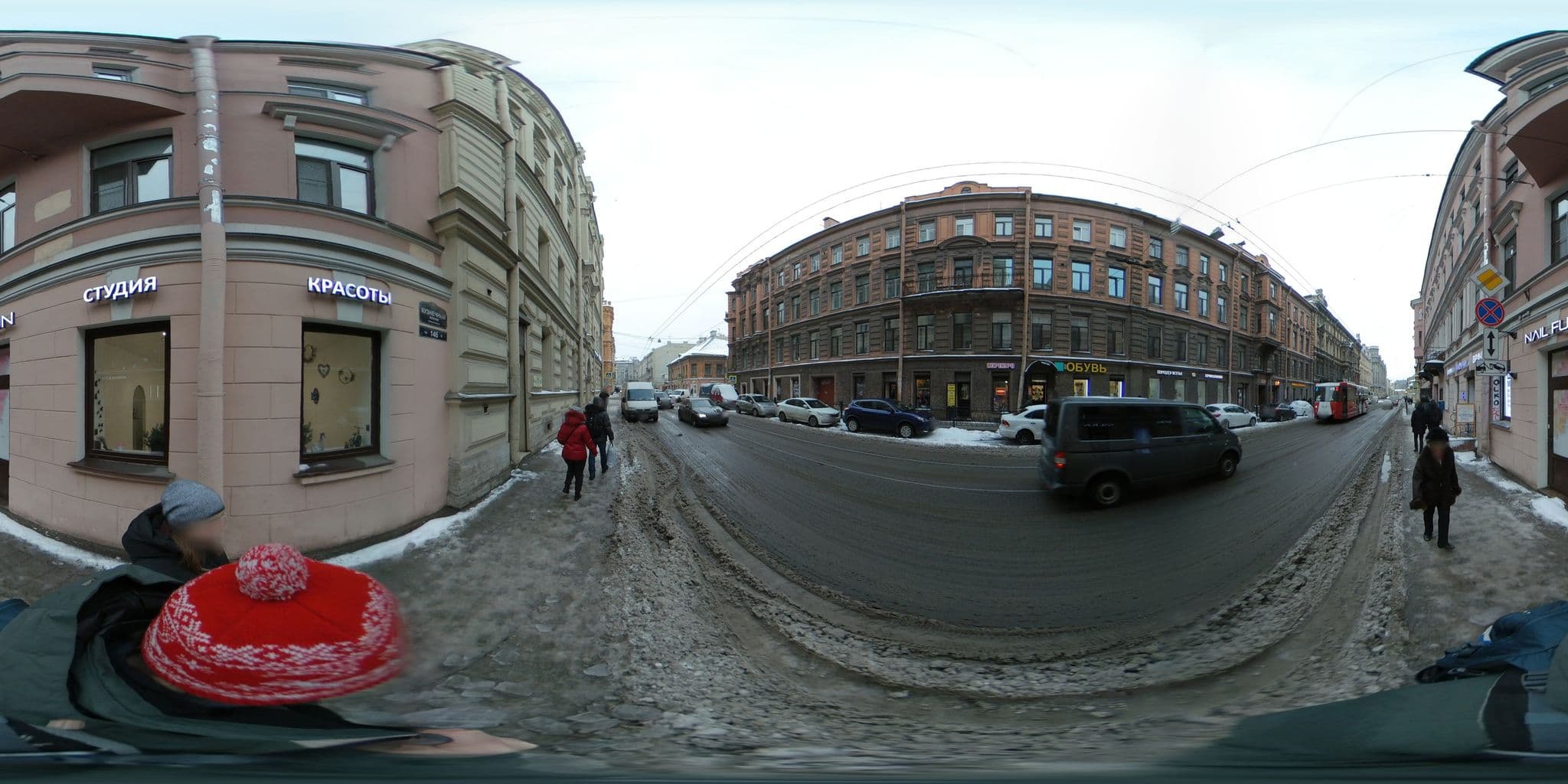 Street view near Хостел Валенки на Пушкинской, Centralniy — © vlivyur (CC BY-SA · Mapillary)