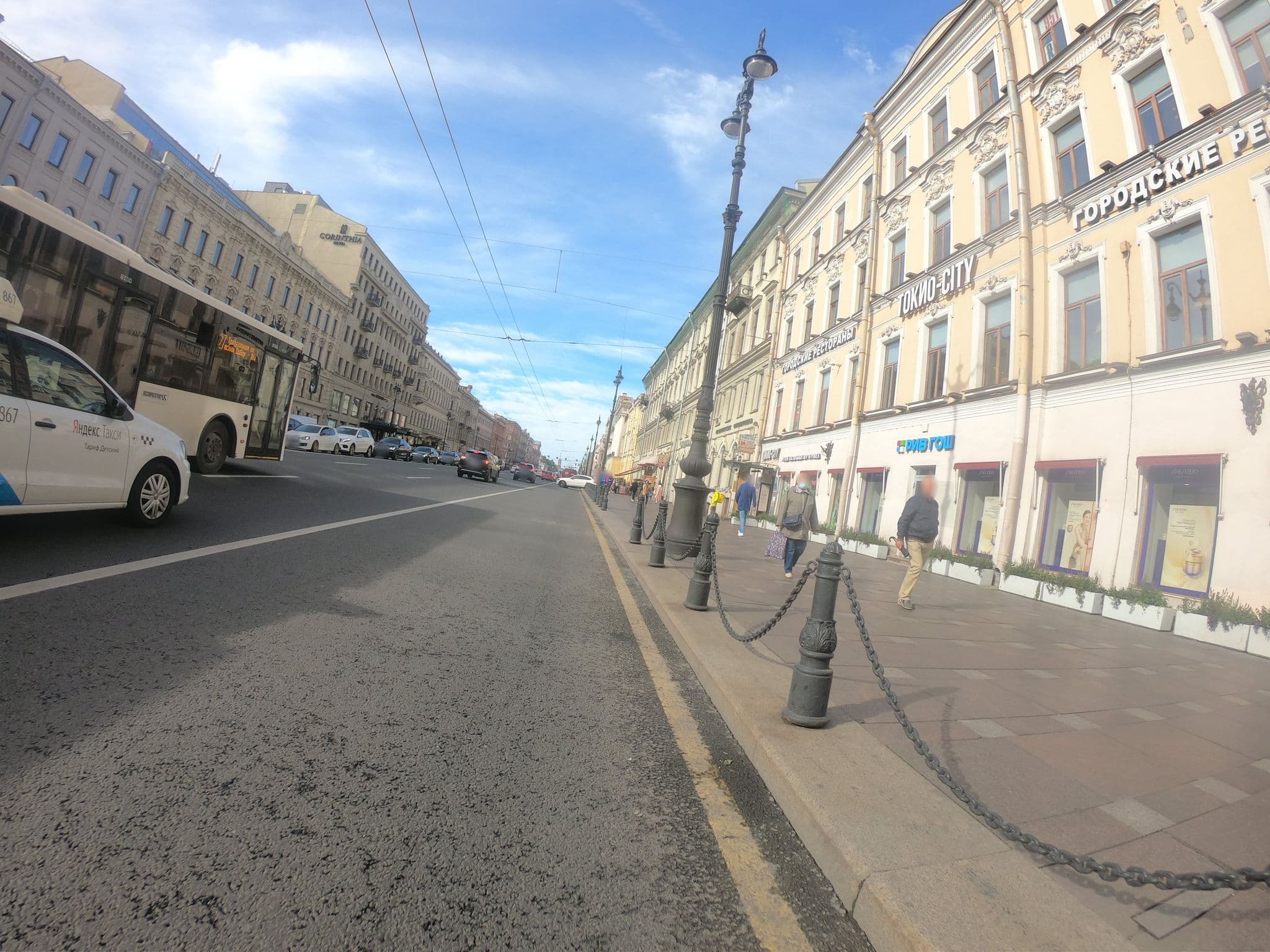 Street view near Nevsky Central Hotel, Centralniy — © GaMiKo (CC BY-SA · Mapillary)