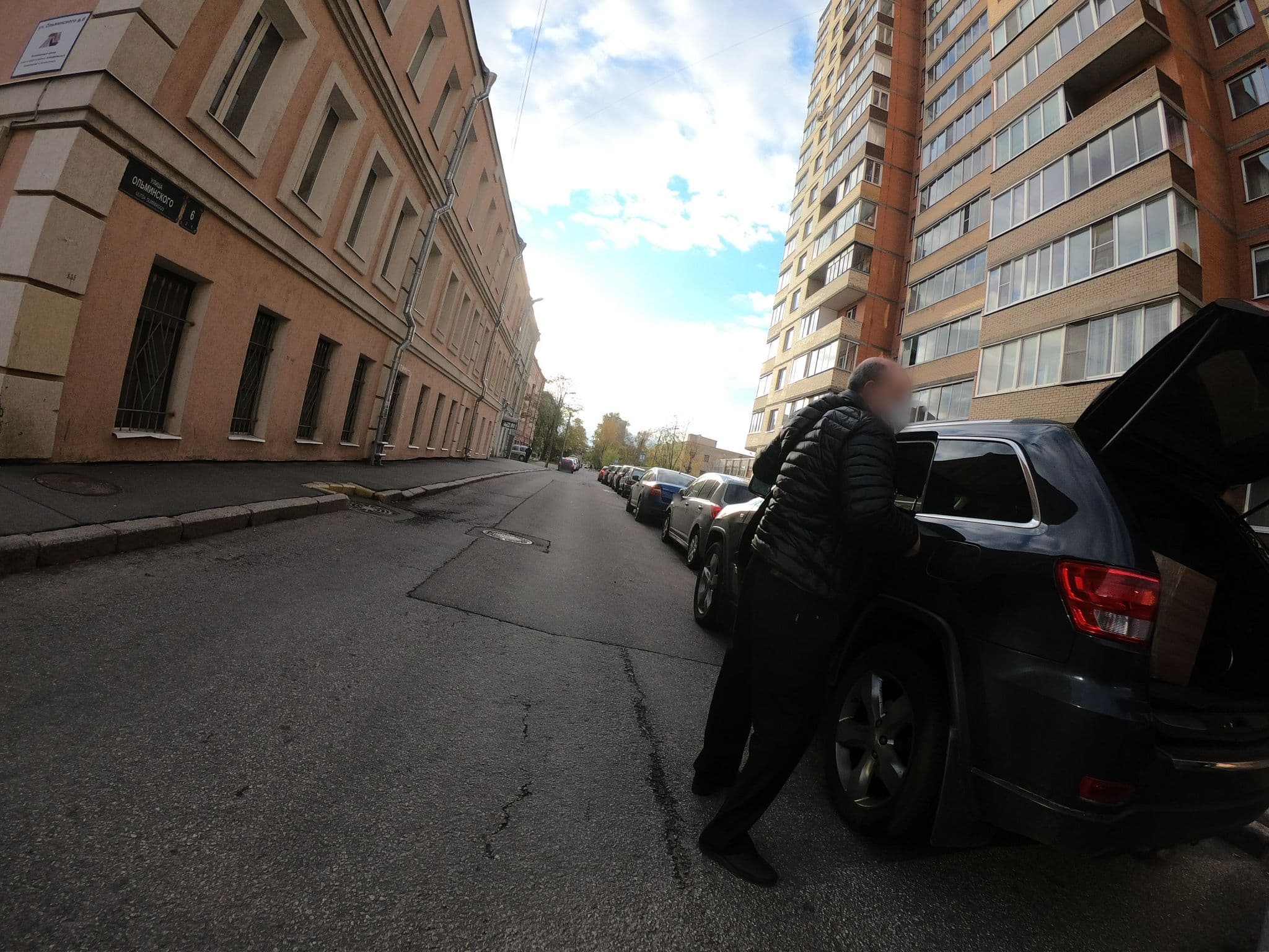 Street view near Sunny Flat River View, Kudrovo — © GaMiKo (CC BY-SA · Mapillary)