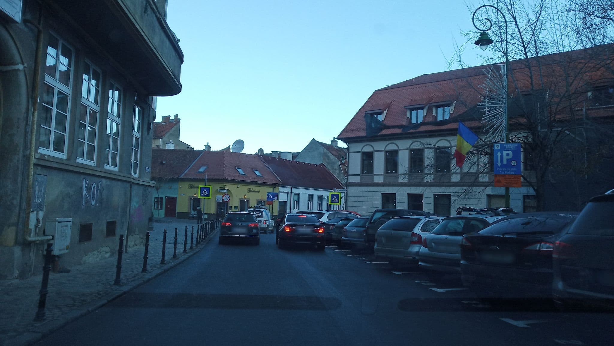 Street view near Hotel Boutique Casa Chitic, Braşov
