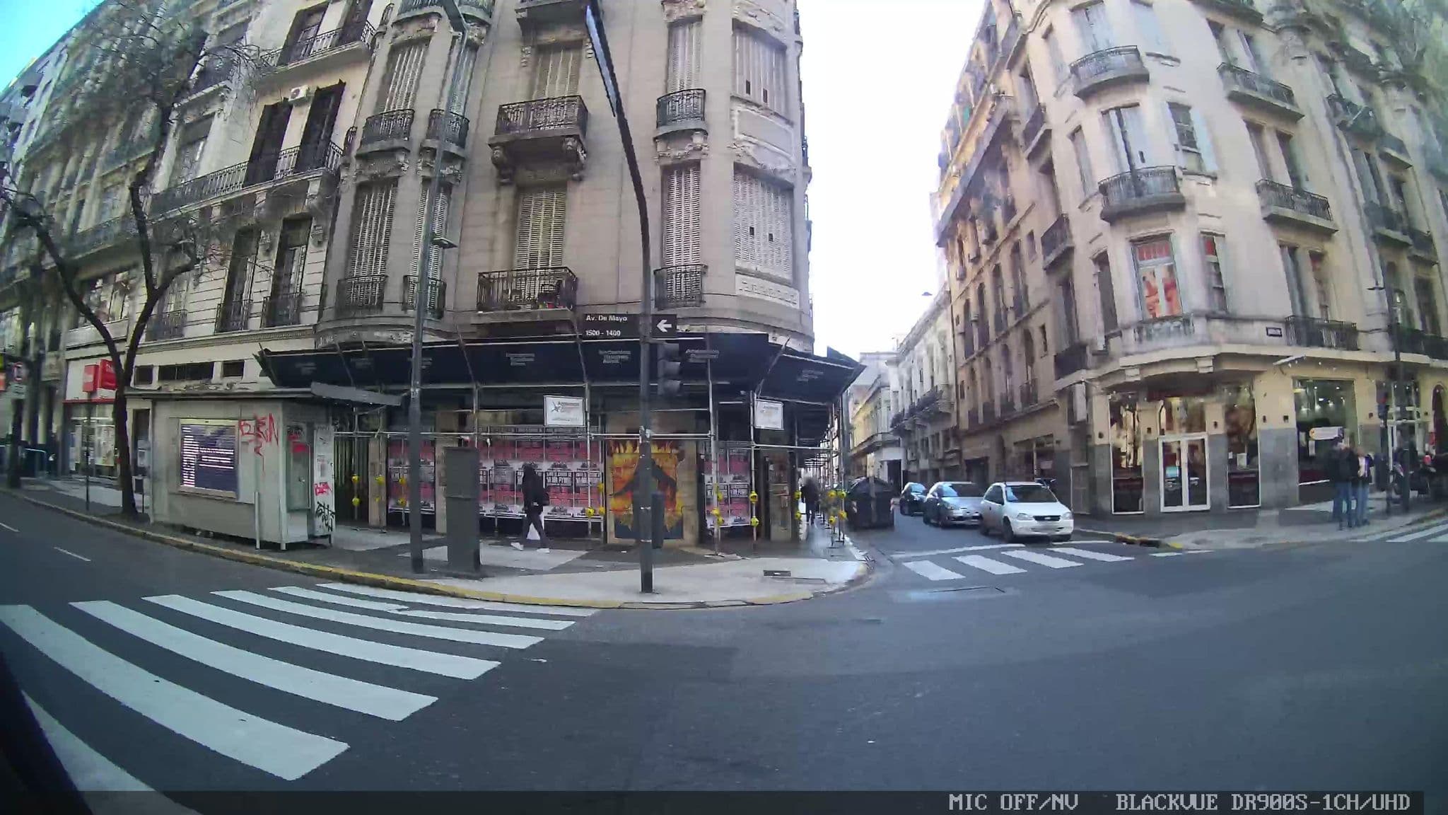Street view near Hotel Roma, Buenos Aires