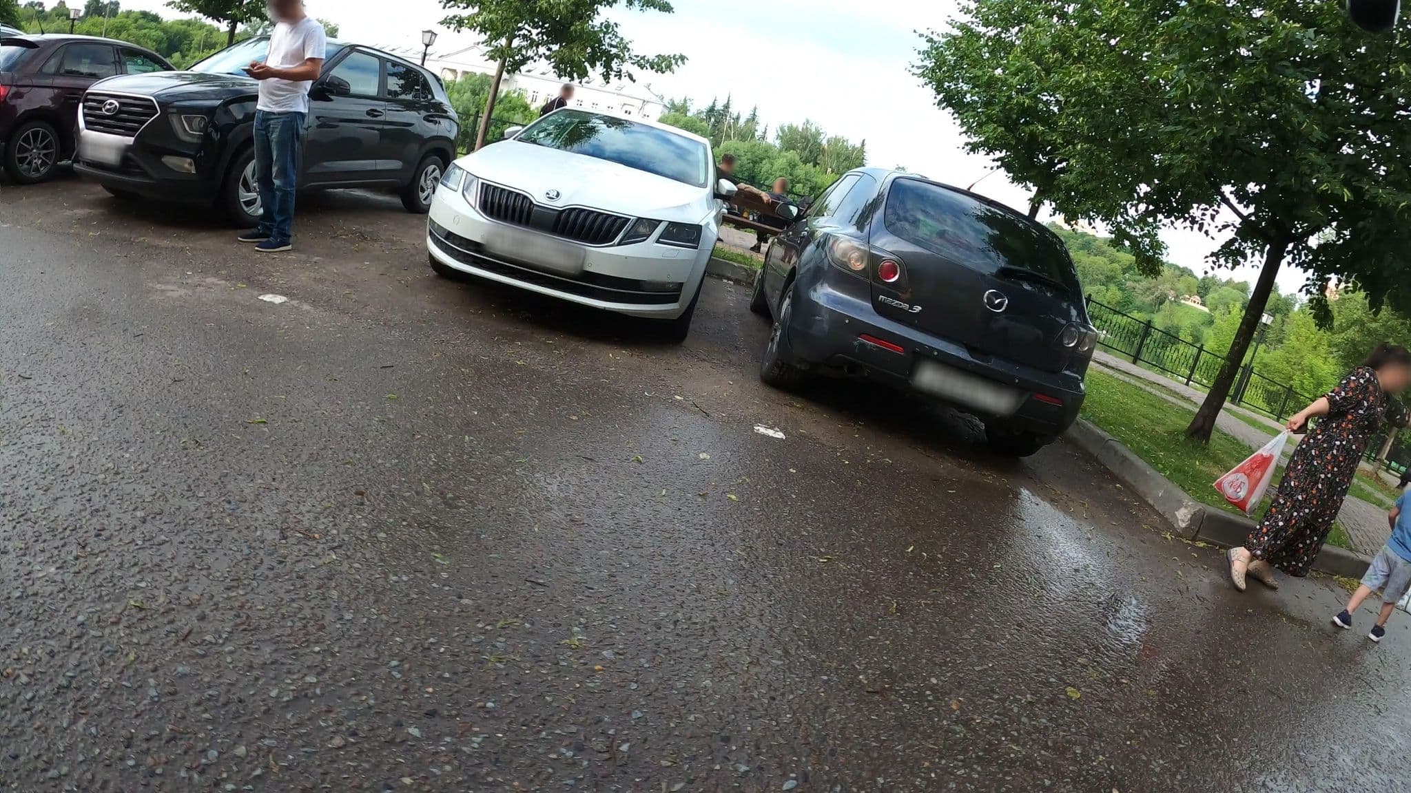 Street view near Гринъ, Podolsk — © trolleway (CC BY-SA · Mapillary)