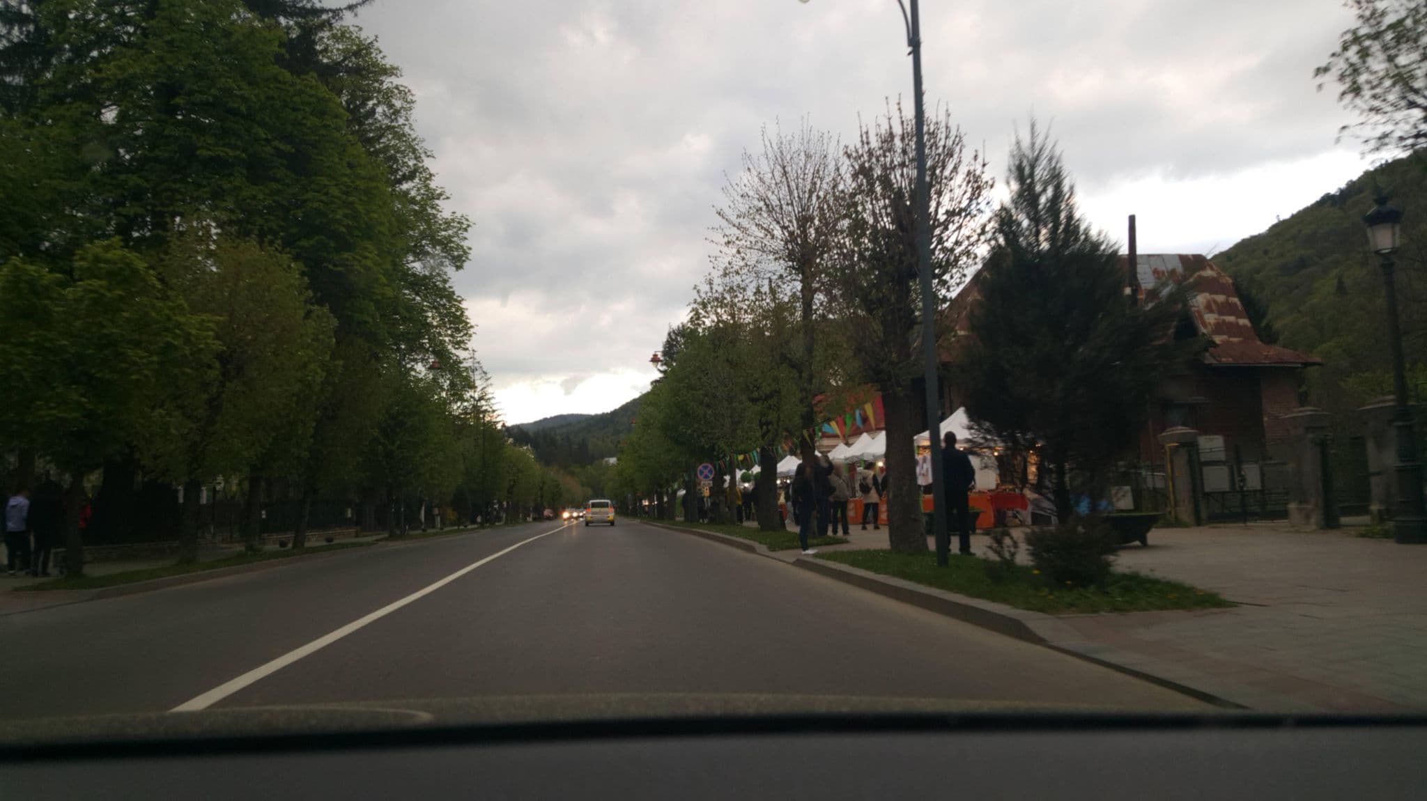 Street view near Hotel Bulevard, Sinaia