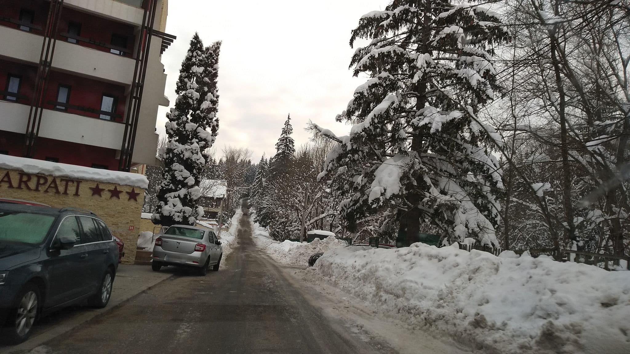 Street view near Hotel Carpați, Predeal