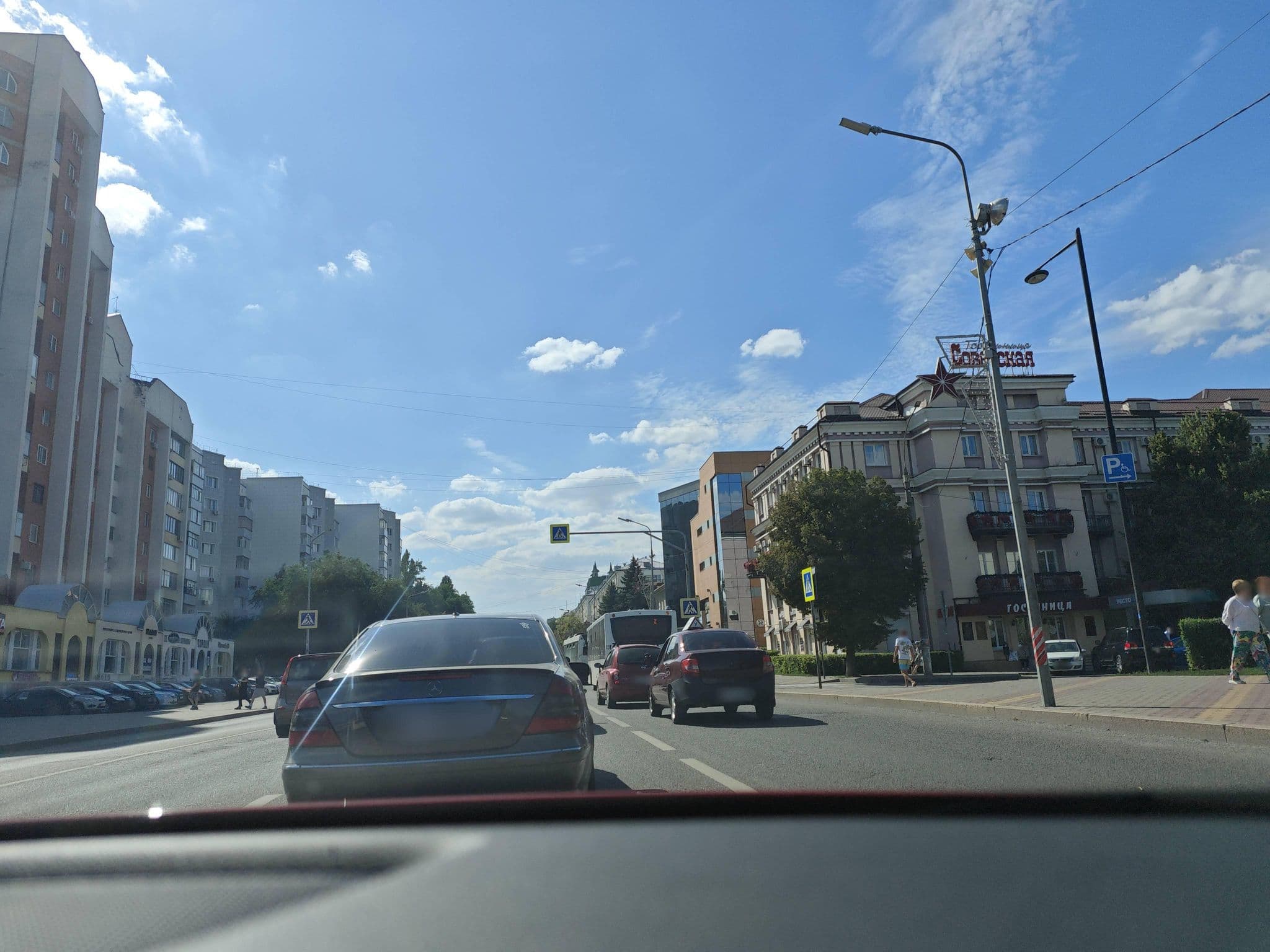 Street view near Soveckaya Hotel, Lipetsk — © emptychild (CC BY-SA · Mapillary)