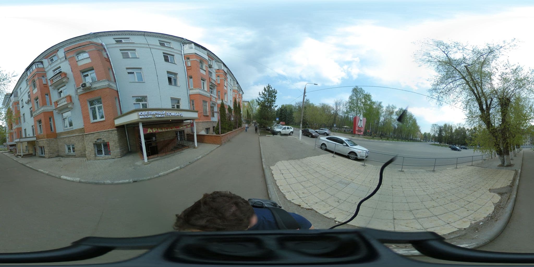 Street view near Лыткаринский машиностроительный завод, филиал нпо сатурн, Lytkarino — © trolleway (CC BY-SA · Mapillary)