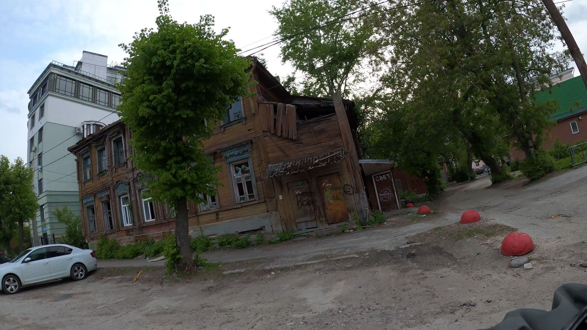 Street view near Хостел Гринго, Ryazan’ — © trolleway (CC BY-SA · Mapillary)