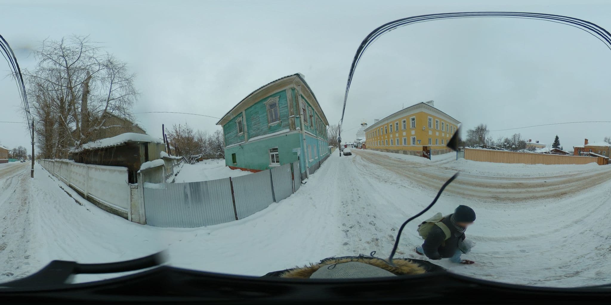 Street view near Old Kolomna Apartments, Kolomna — © trolleway (CC BY-SA · Mapillary)