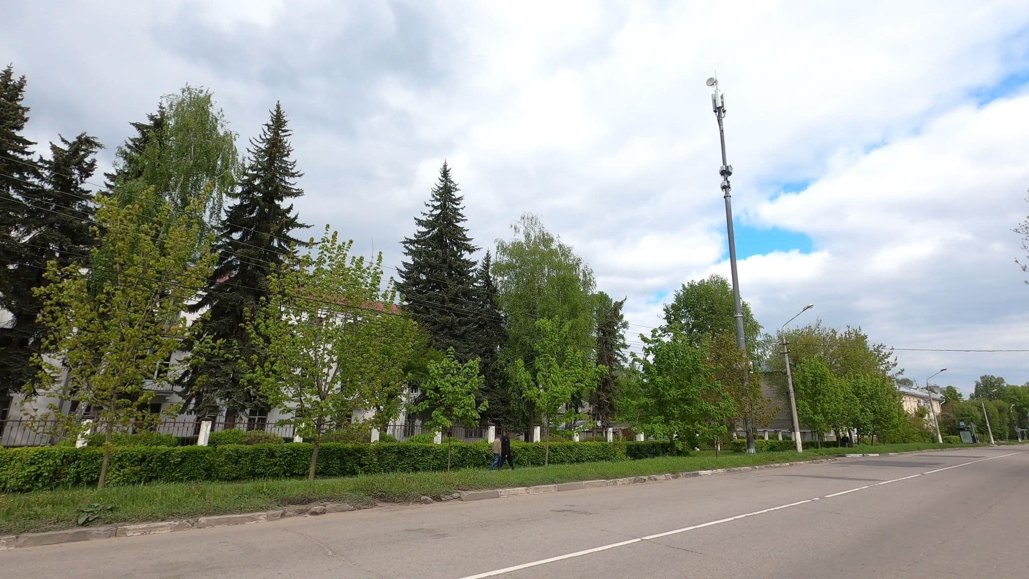Street view near Санаторий-профилакторий Тепловозостроитель, Kolomna — © trolleway (CC BY-SA · Mapillary)