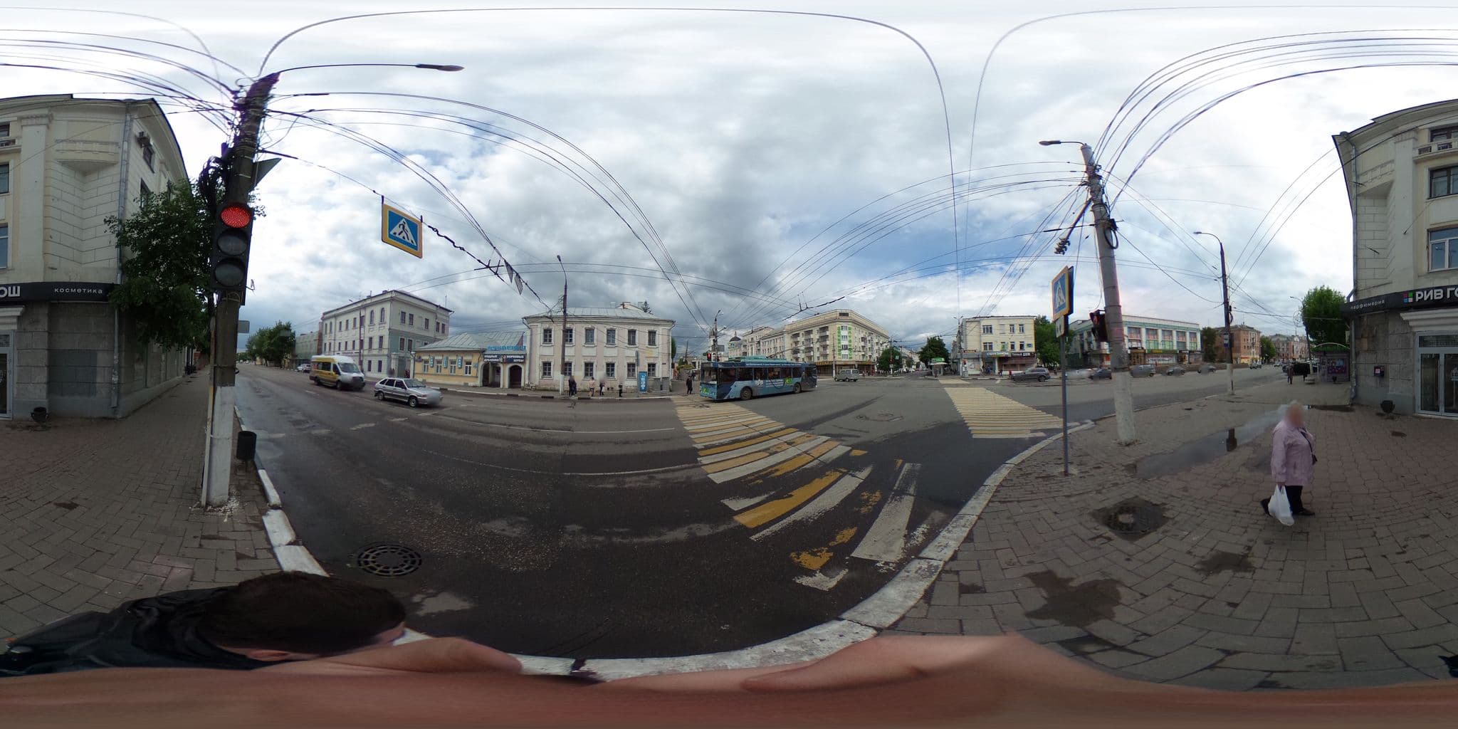 Street view near Отель Губернаторъ / Gubernator Hotel, Tver — © trolleway (CC BY-SA · Mapillary)