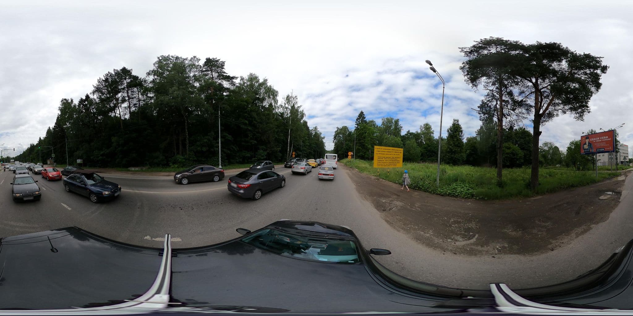 Street view near Парк-отель Отрада, Novopodrezkovo — © investpromvs (CC BY-SA · Mapillary)
