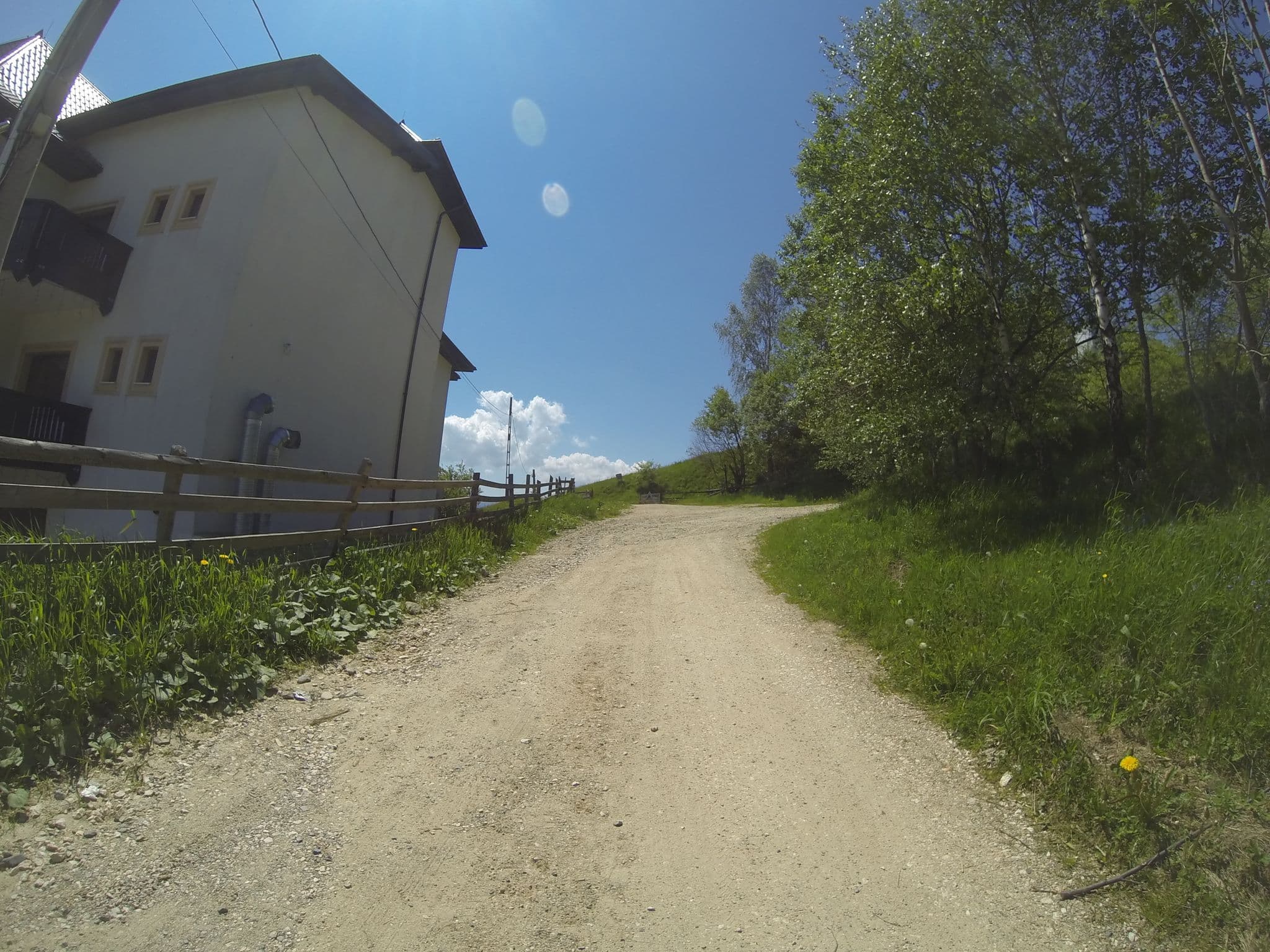 Street view near Nobillis, Moeciu de Jos