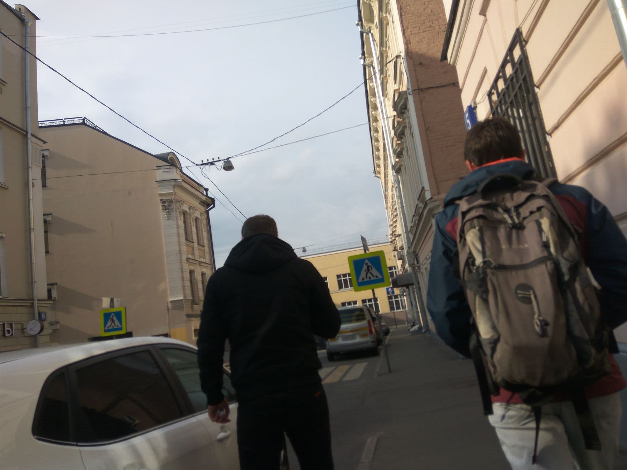 Street view near Каретный двор (Karetny Dvor Hotel), Moscow — © trolleway (CC BY-SA · Mapillary)