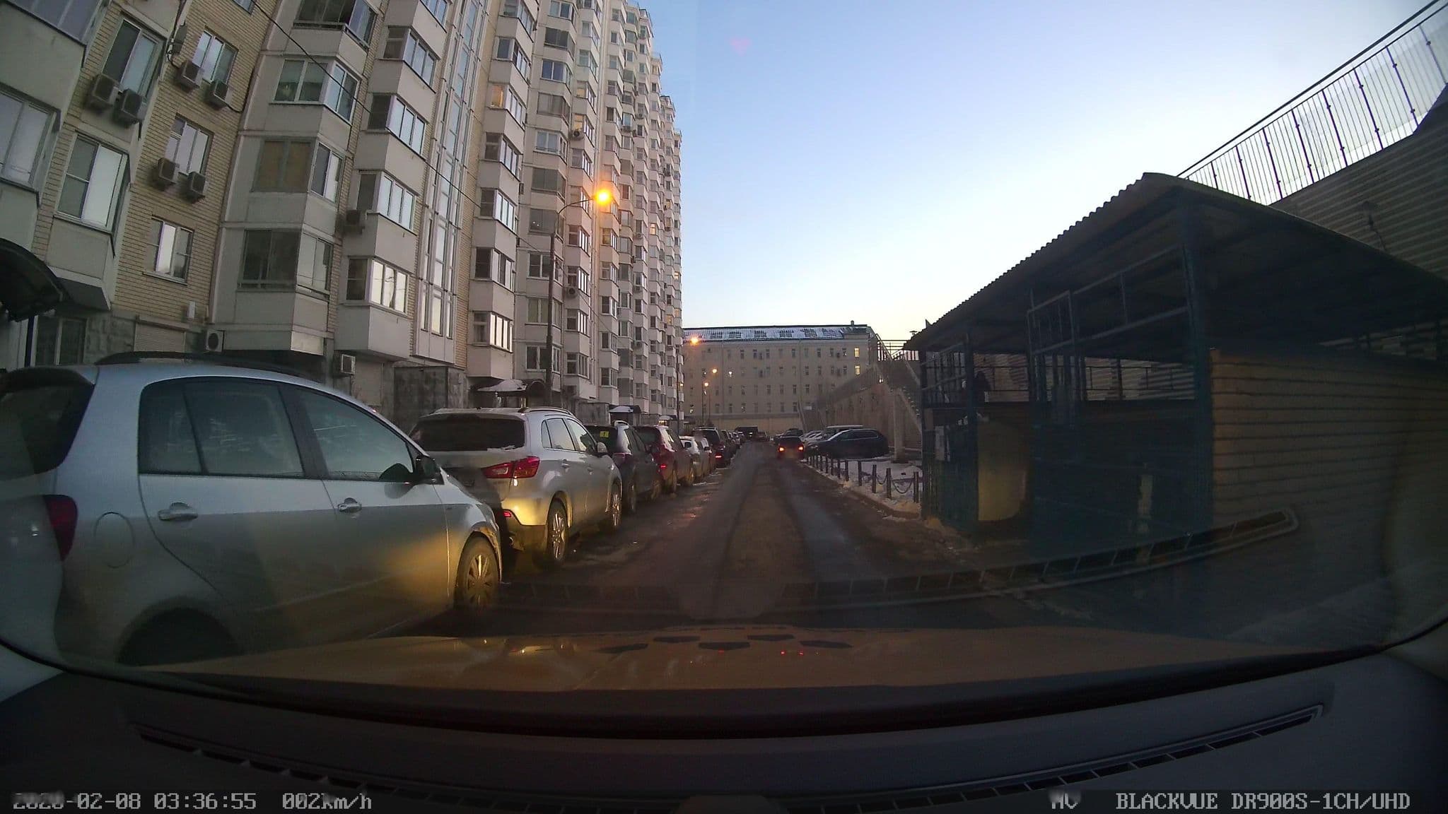 Street view near Jiraffe House ^), Sokol’niki — © city_admin (CC BY-SA · Mapillary)