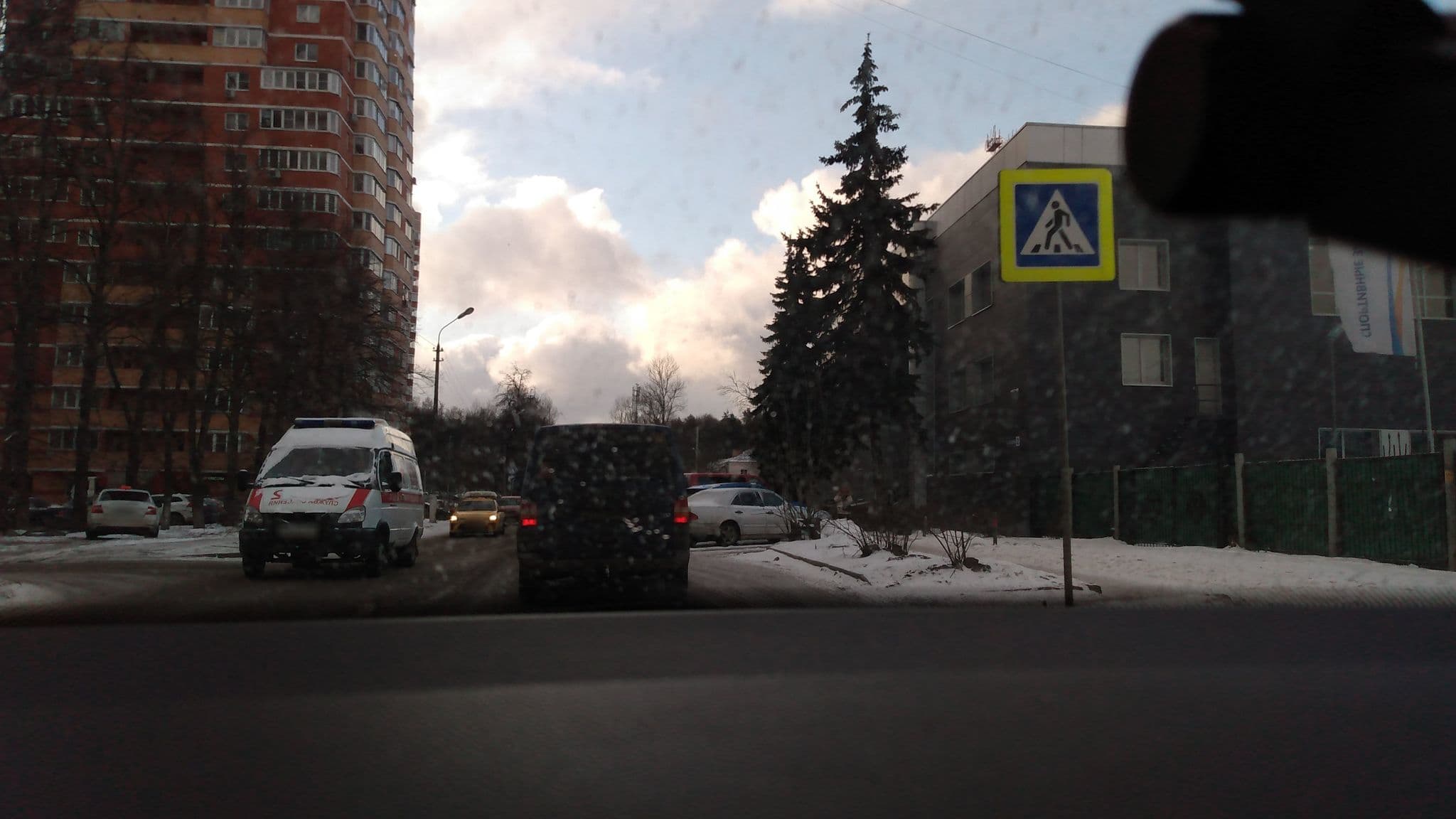 Street view near Гостиница Спорт, Balashikha — © phoneuploader (CC BY-SA · Mapillary)