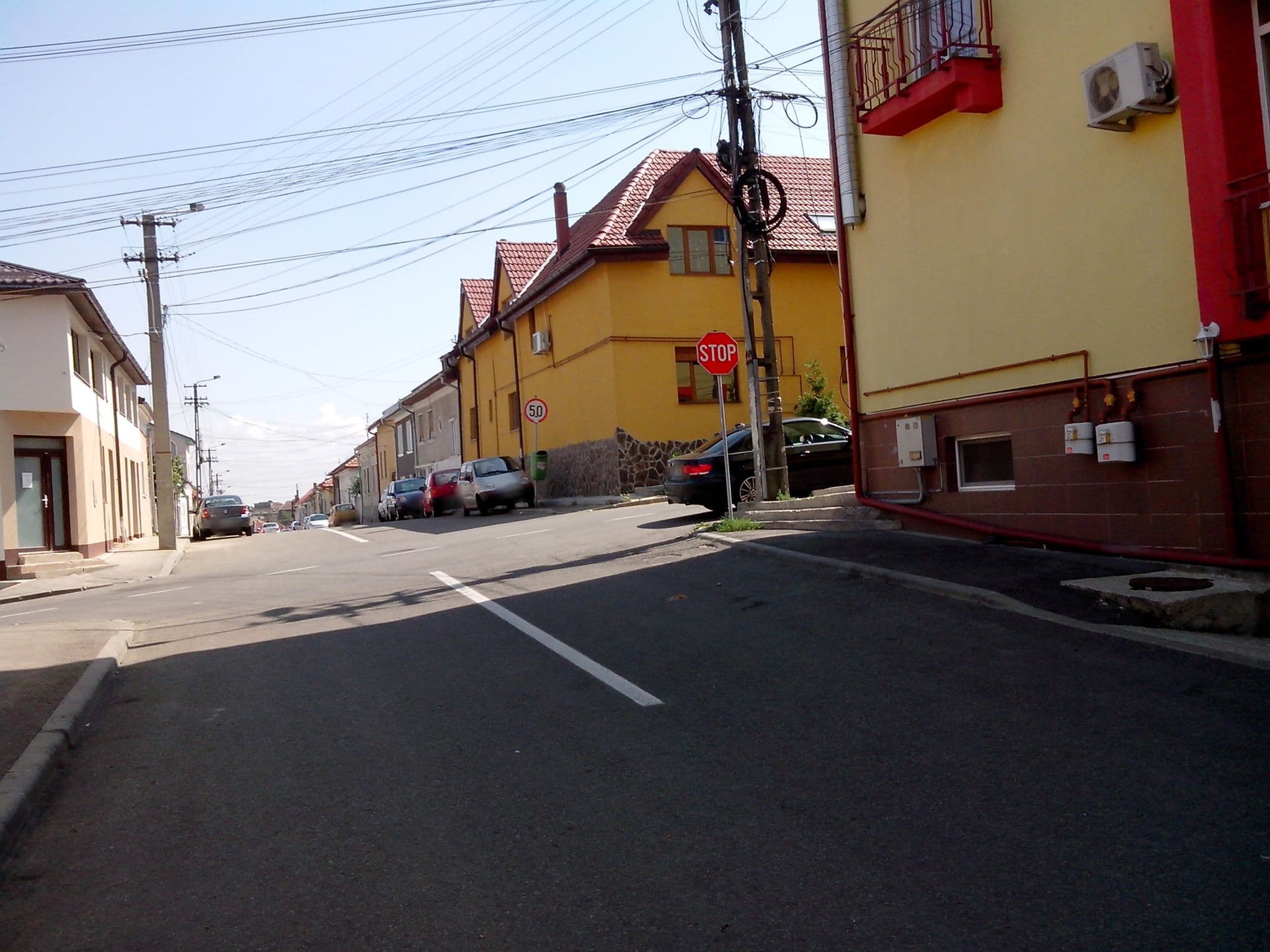 Street view near Hotel Ary, Cluj-Napoca