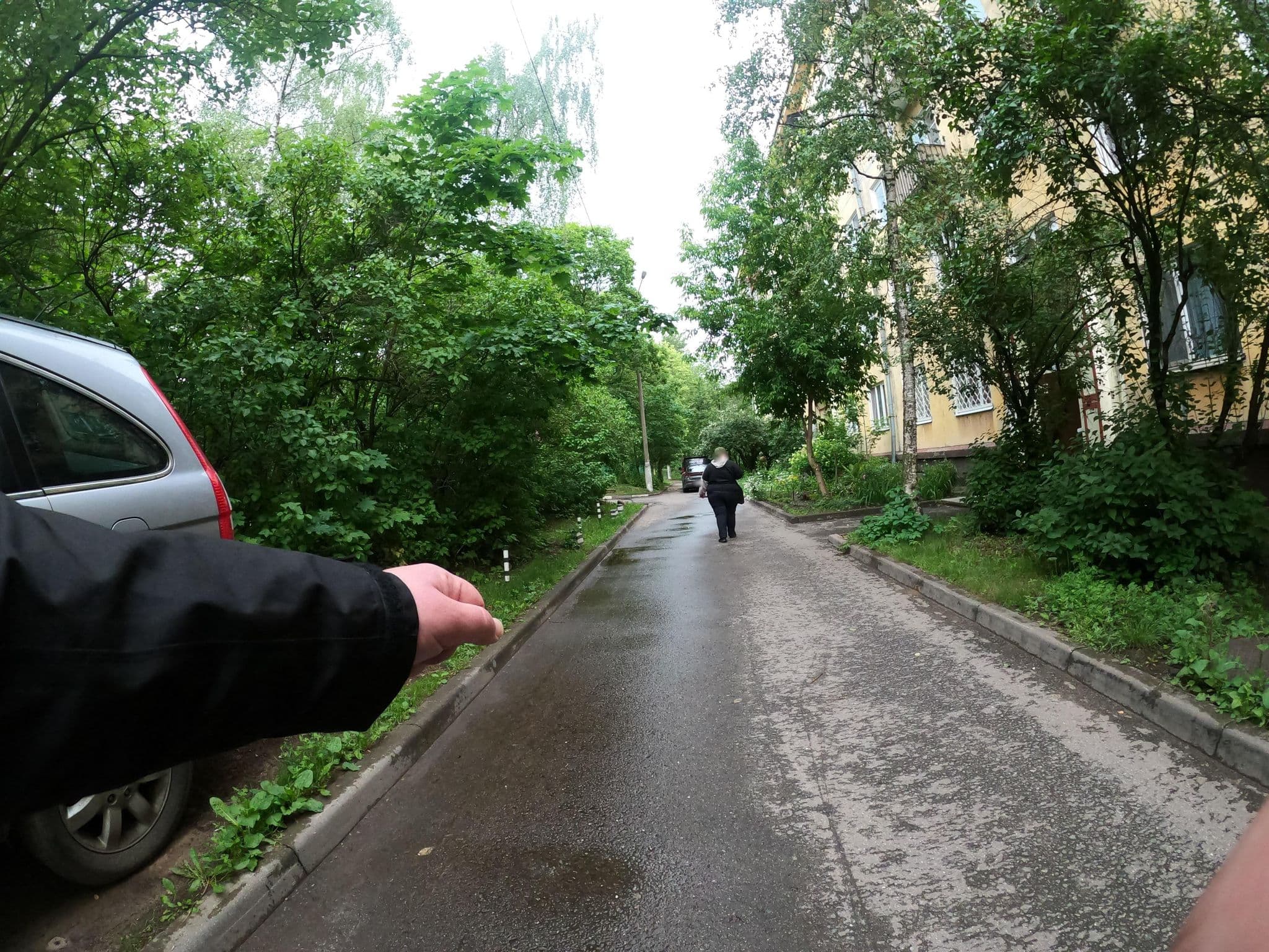 Street view near Apartment on Gagarina, Chkalovskiy — © trolleway (CC BY-SA · Mapillary)