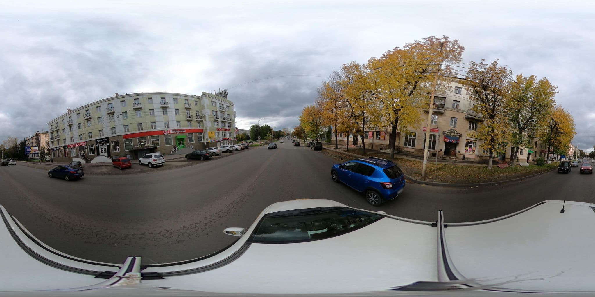 Street view near Кострома гостиница, Kostroma — © Kostroma360 (CC BY-SA · Mapillary)