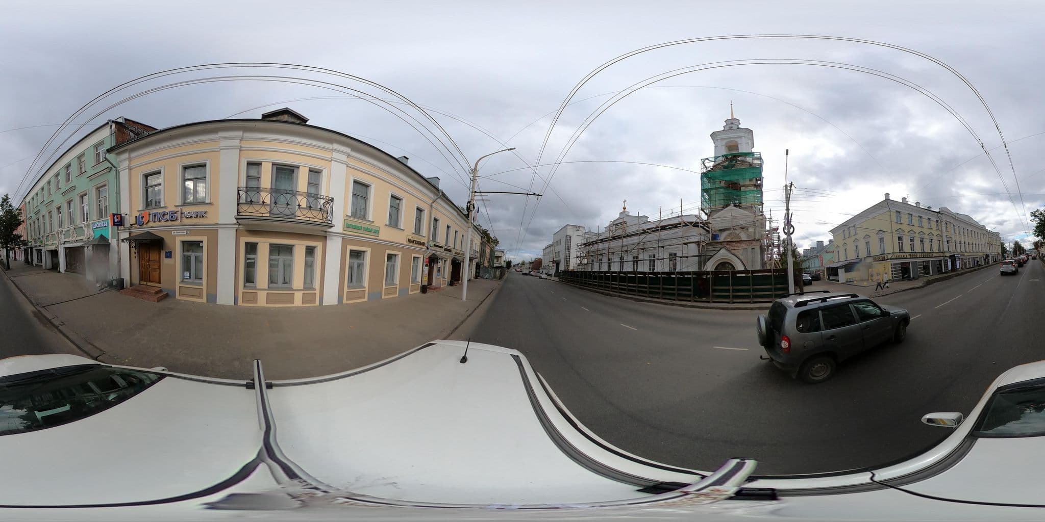 Street view near Новая Бавария Отель-баня, Kostroma — © Kostroma360 (CC BY-SA · Mapillary)