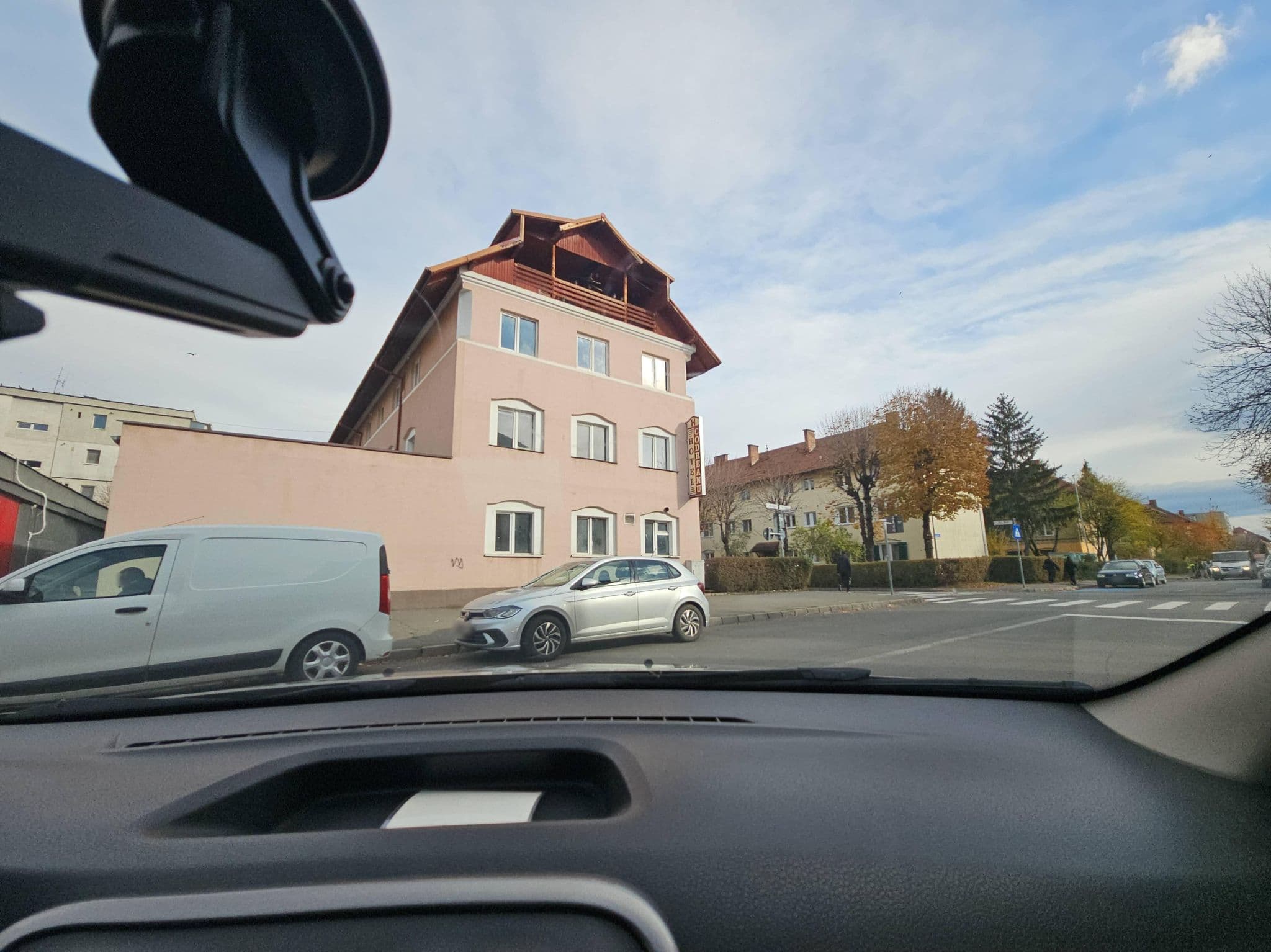 Street view near Hotel Codreanu, Braşov