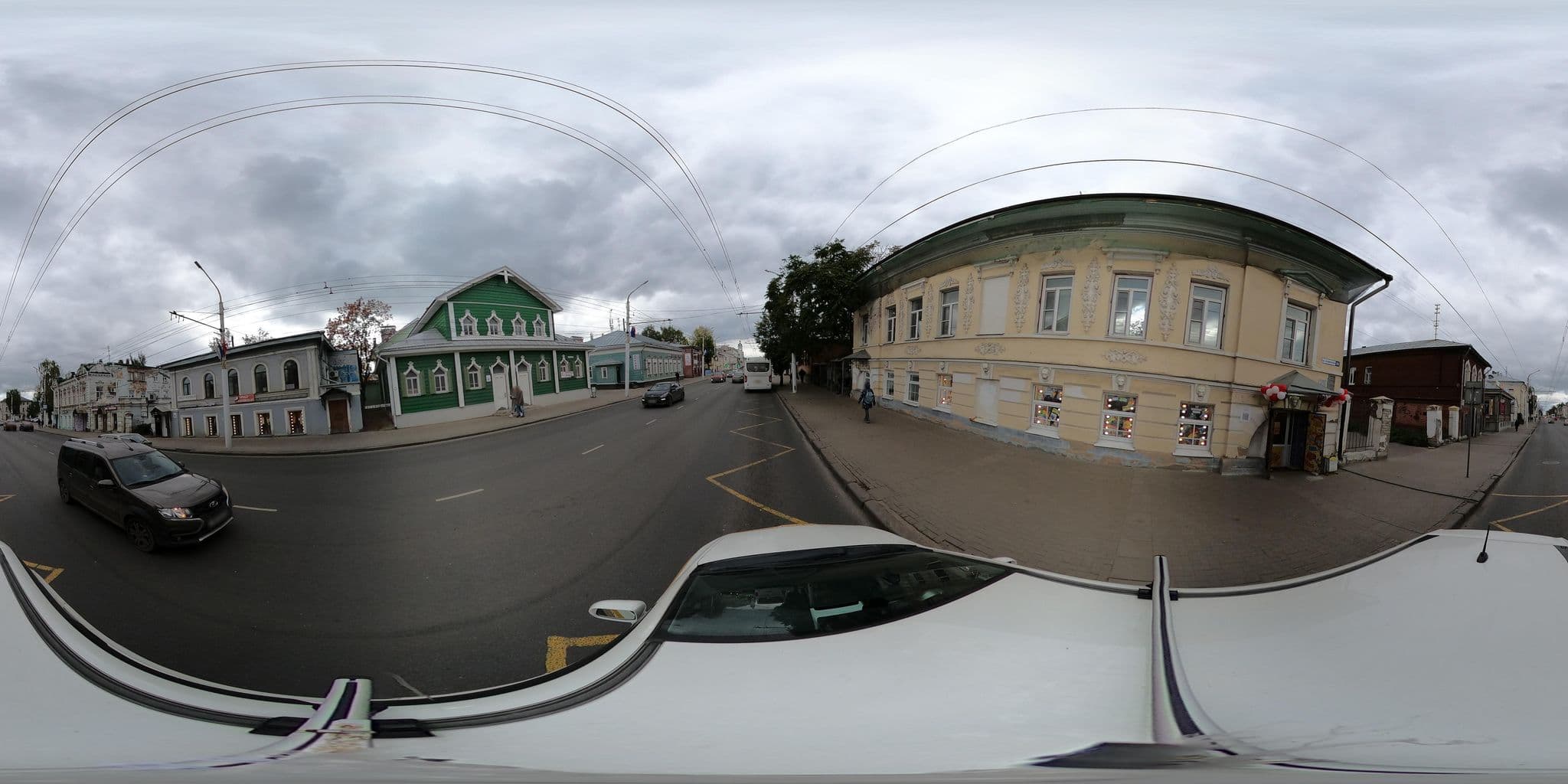 Street view near Гостиница Аристократ корпус 2, Kostroma — © Kostroma360 (CC BY-SA · Mapillary)