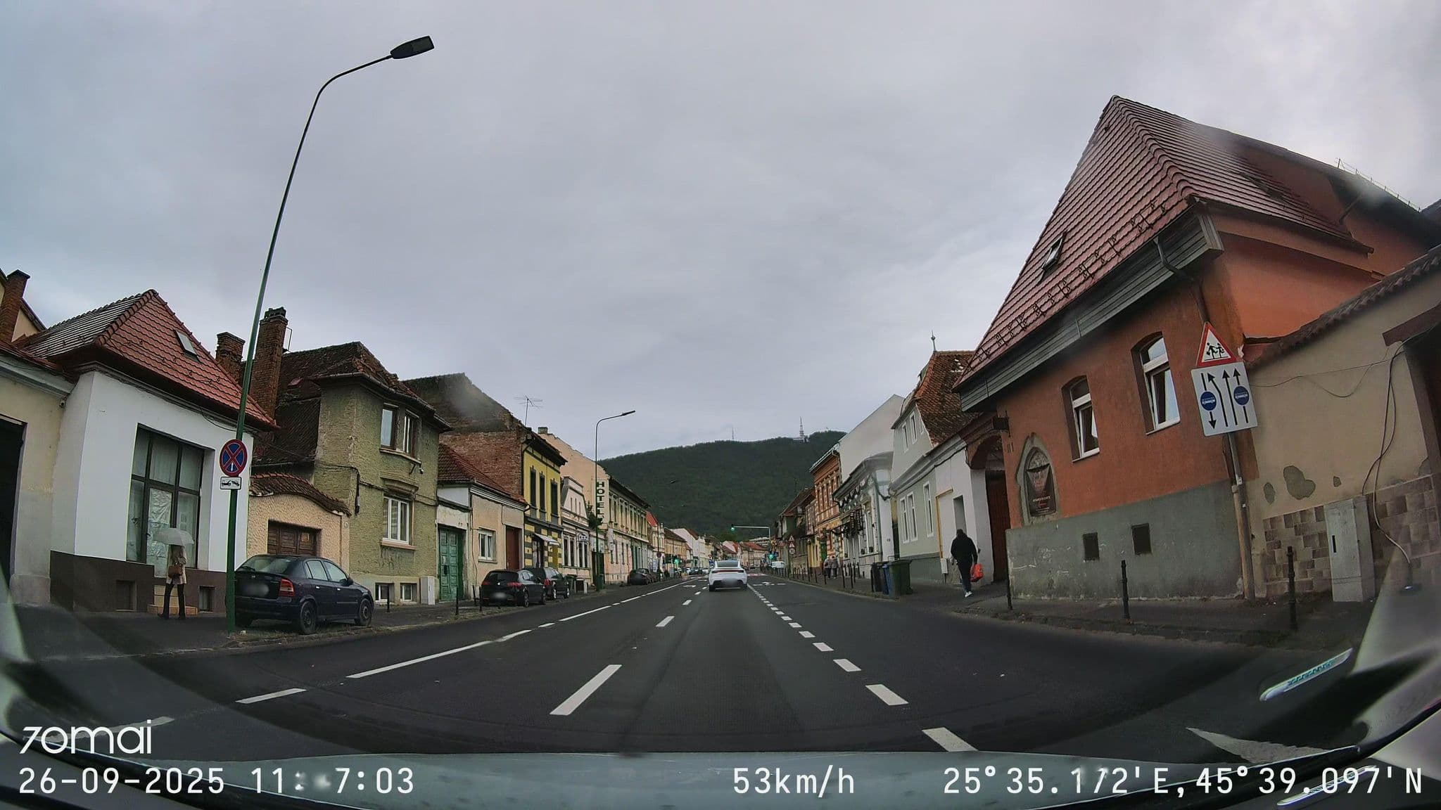 Street view near Blue House, Braşov — © doriel (CC BY-SA · Mapillary)